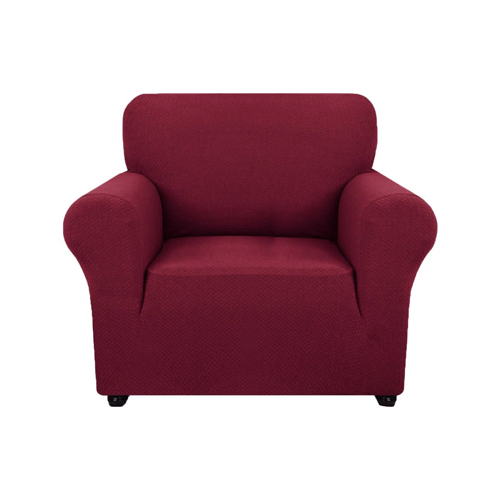 YSTYLE 1 Seater Sofa Cover – Stretch Jacquard, Anti-Slip, Cat-Proof, Washable, Full Cover-Knot