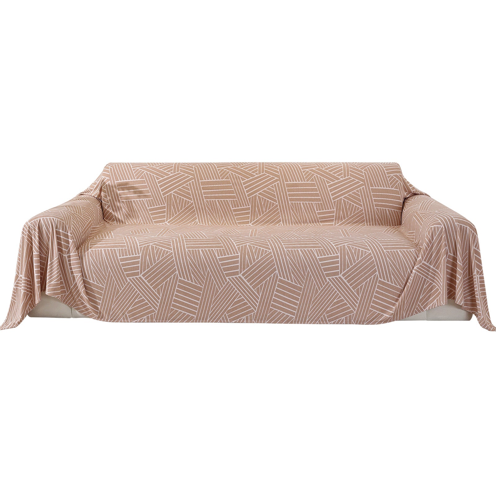 Ystyle Universal 4 Seater Sofa Cover Throw 200x380cm Cationic Fabric-YSTYLE