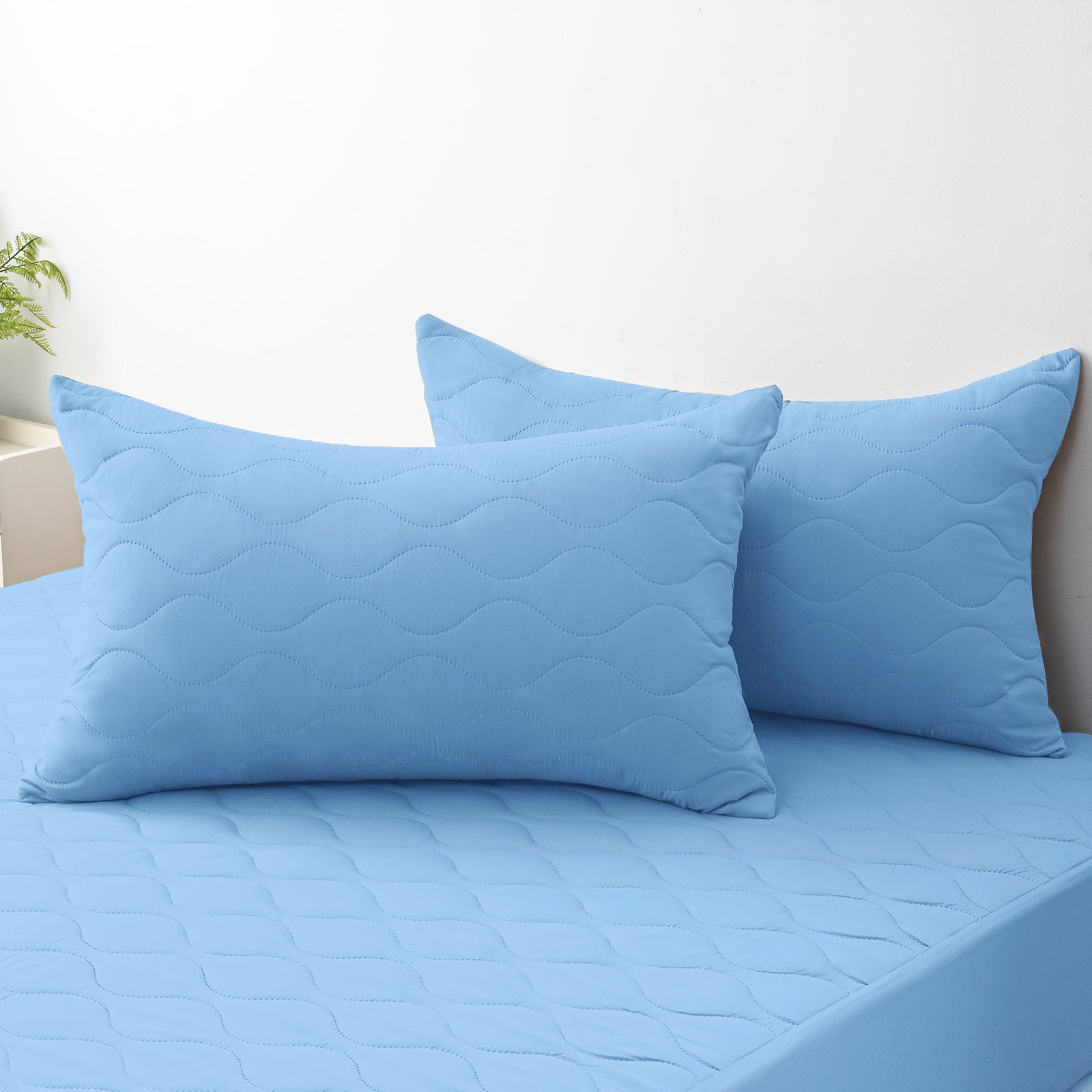 YSTYLE 2 Waterproof Pillowcases 50x80cm Breathable Anti Mite-YSTYLE