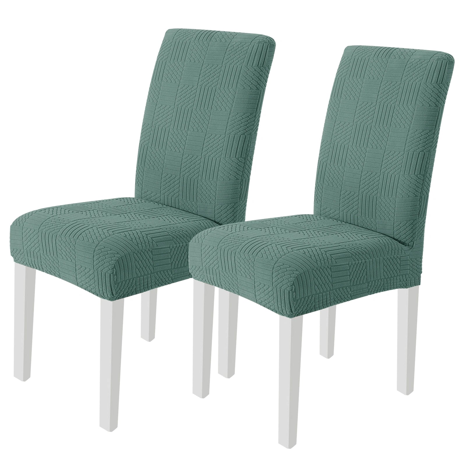 YSTYLE 2 Pieces Stretch Dining Chair Covers 48-70cm Back Height-YSTYLE