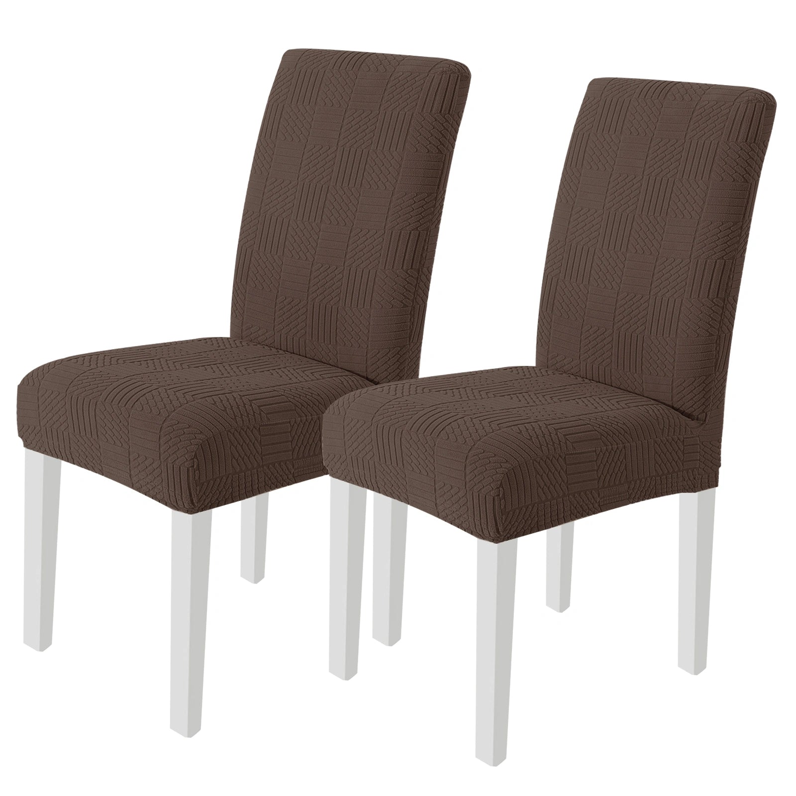 YSTYLE 2 Pieces Stretch Dining Chair Covers 48-70cm Back Height-YSTYLE