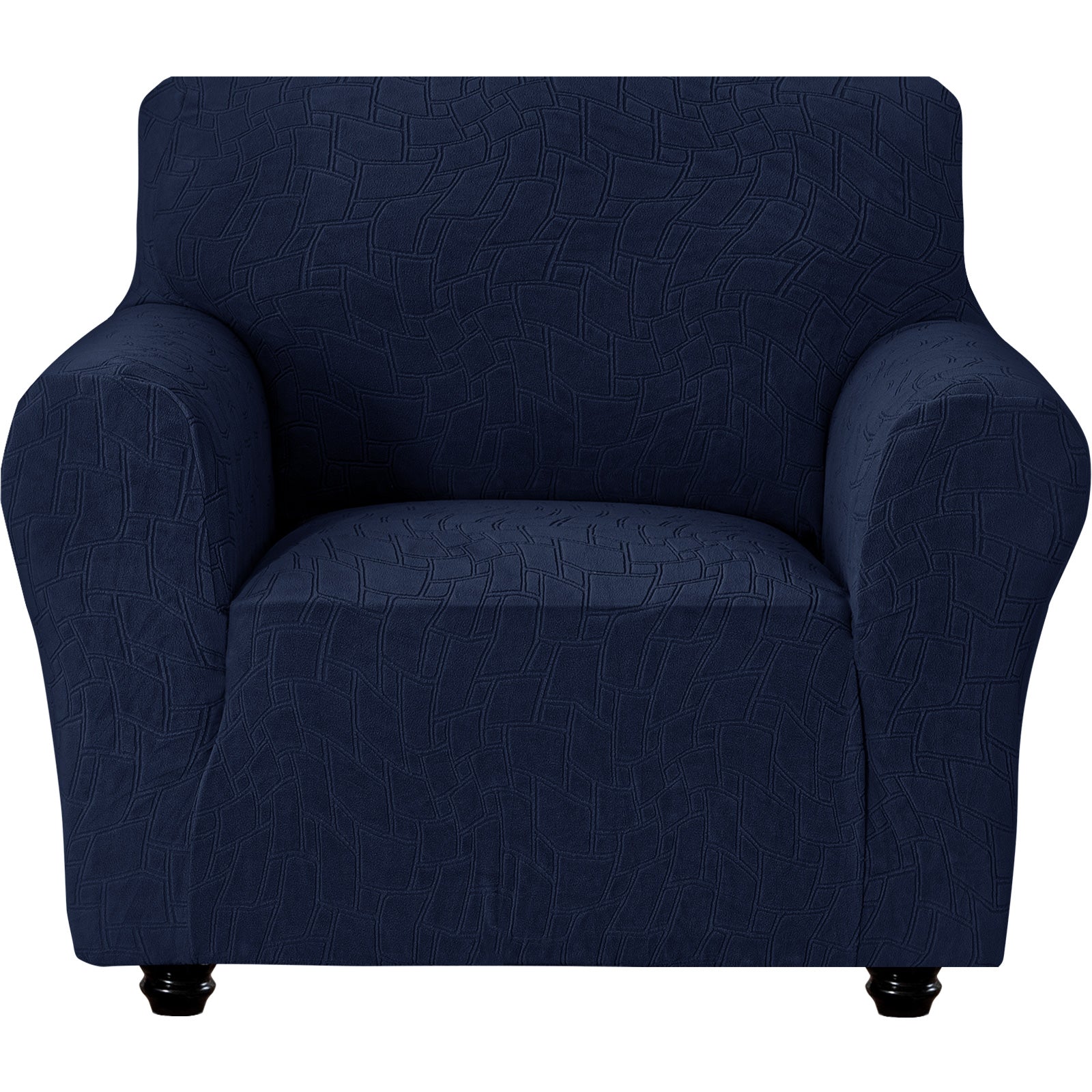 Ystyle Stretch 1 Seater Sofa Cover Jacquard Geometric Pattern-YSTYLE