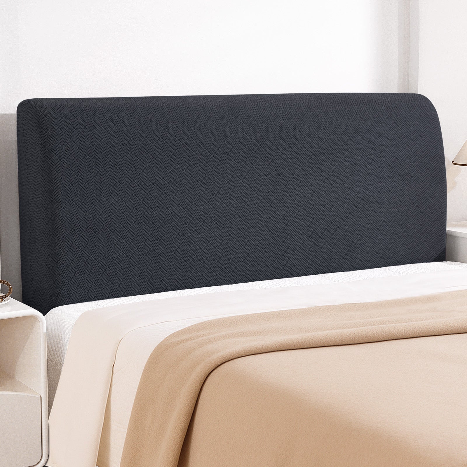 Ystyle 120cm Single Bed Headboard Cover Elasticated Headboard Slipcover, Universal Washable Single Bed Headboard Cover, Dust-Proof Headboard Protector