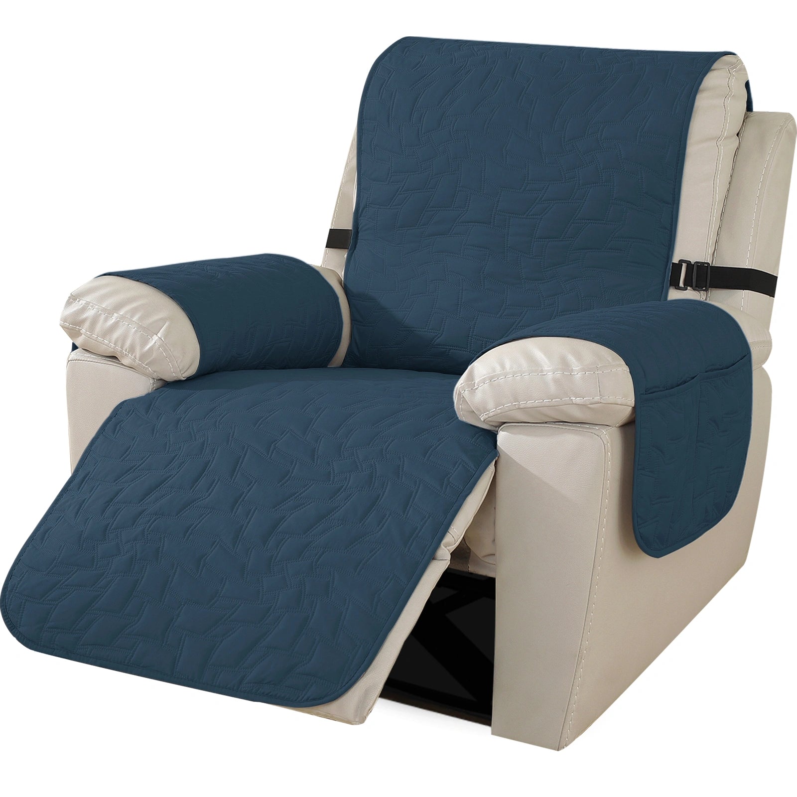 YSTYLE 1 Seater-Large Recliner Armchair Cover – Waterproof, Anti-Slip, Elastic Fit with Armrests