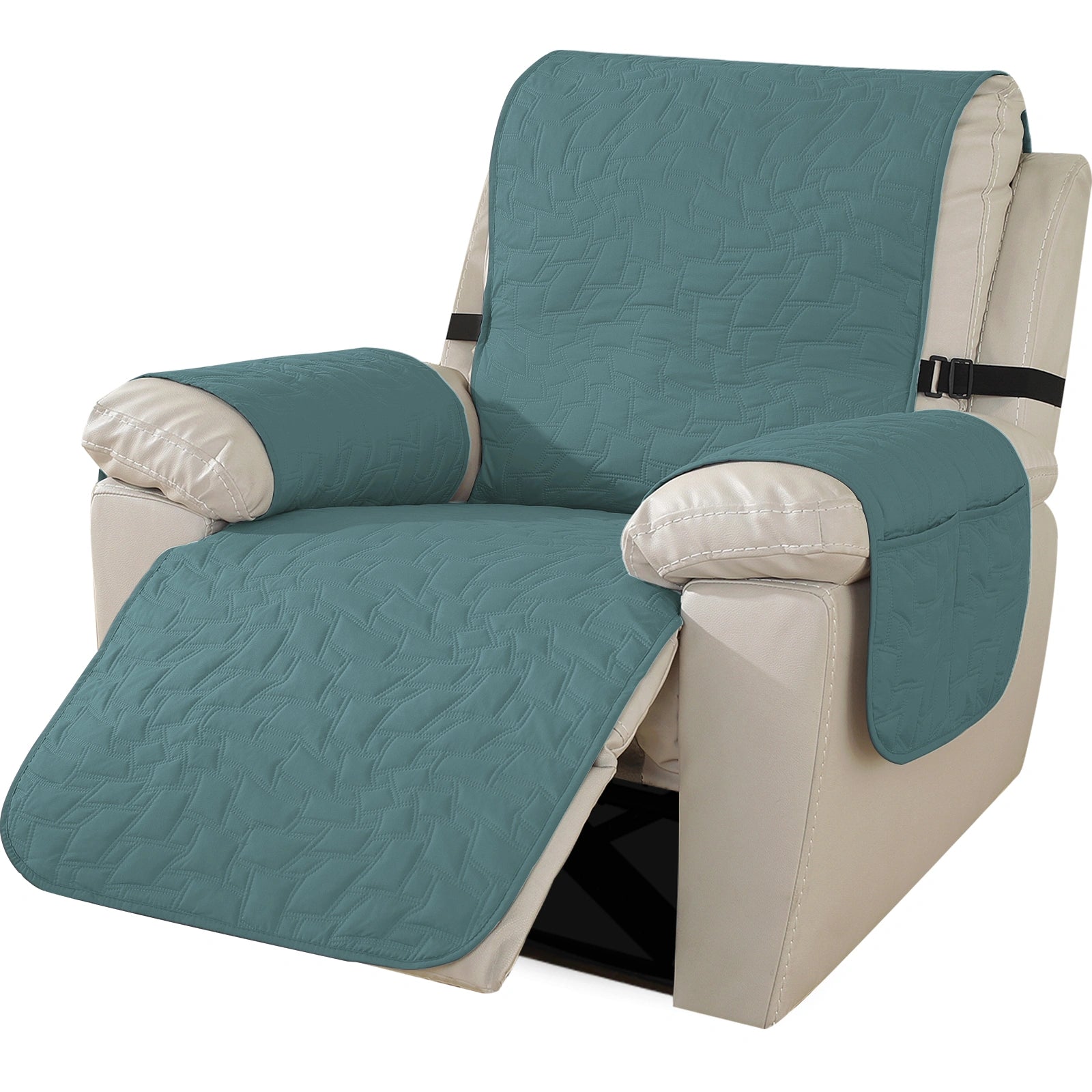 YSTYLE 1 Seater Recliner Armchair Cover – Waterproof, Anti-Slip, Elastic Fit with Armrests