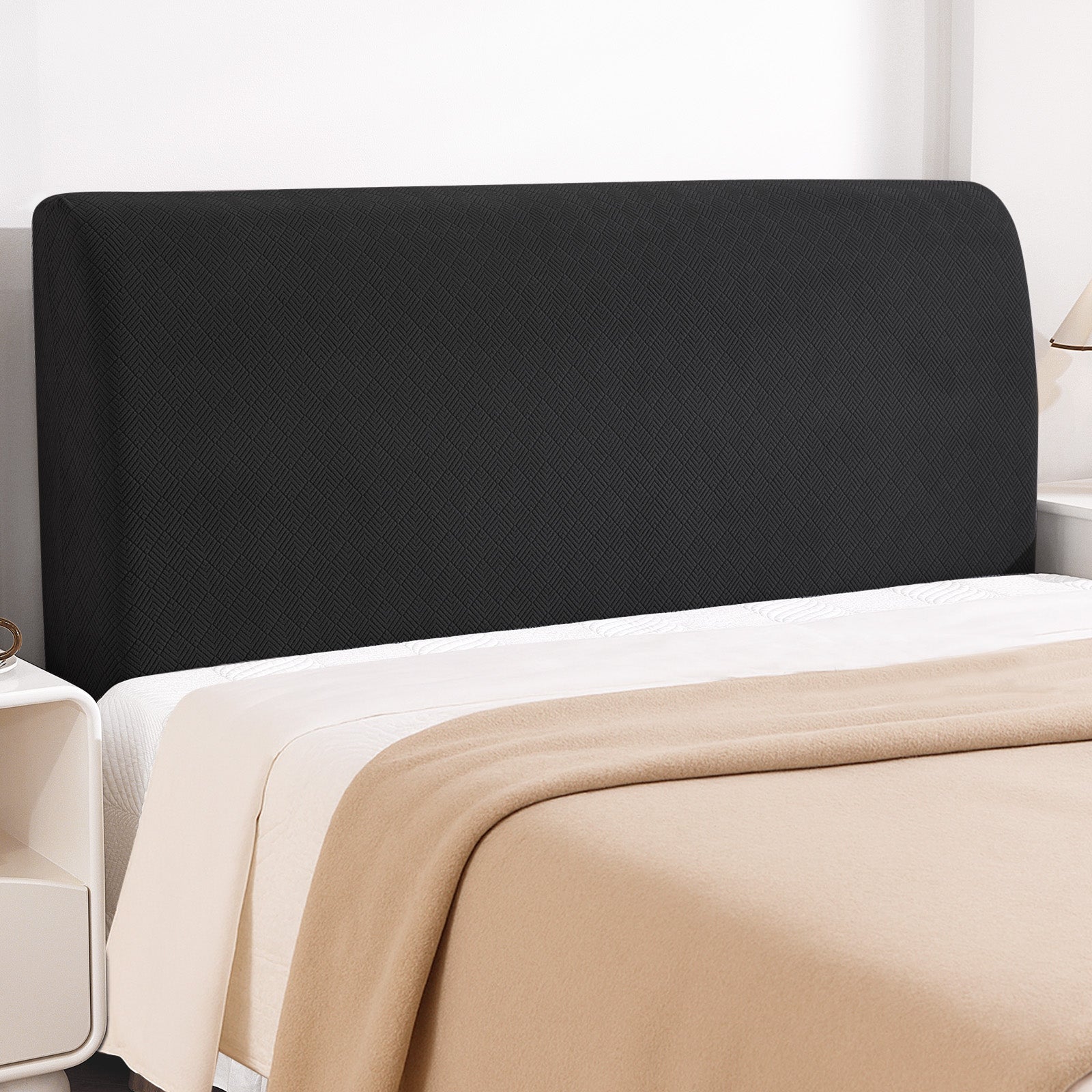 Ystyle 120cm Single Bed Headboard Cover Elasticated Headboard Slipcover, Universal Washable Single Bed Headboard Cover, Dust-Proof Headboard Protector