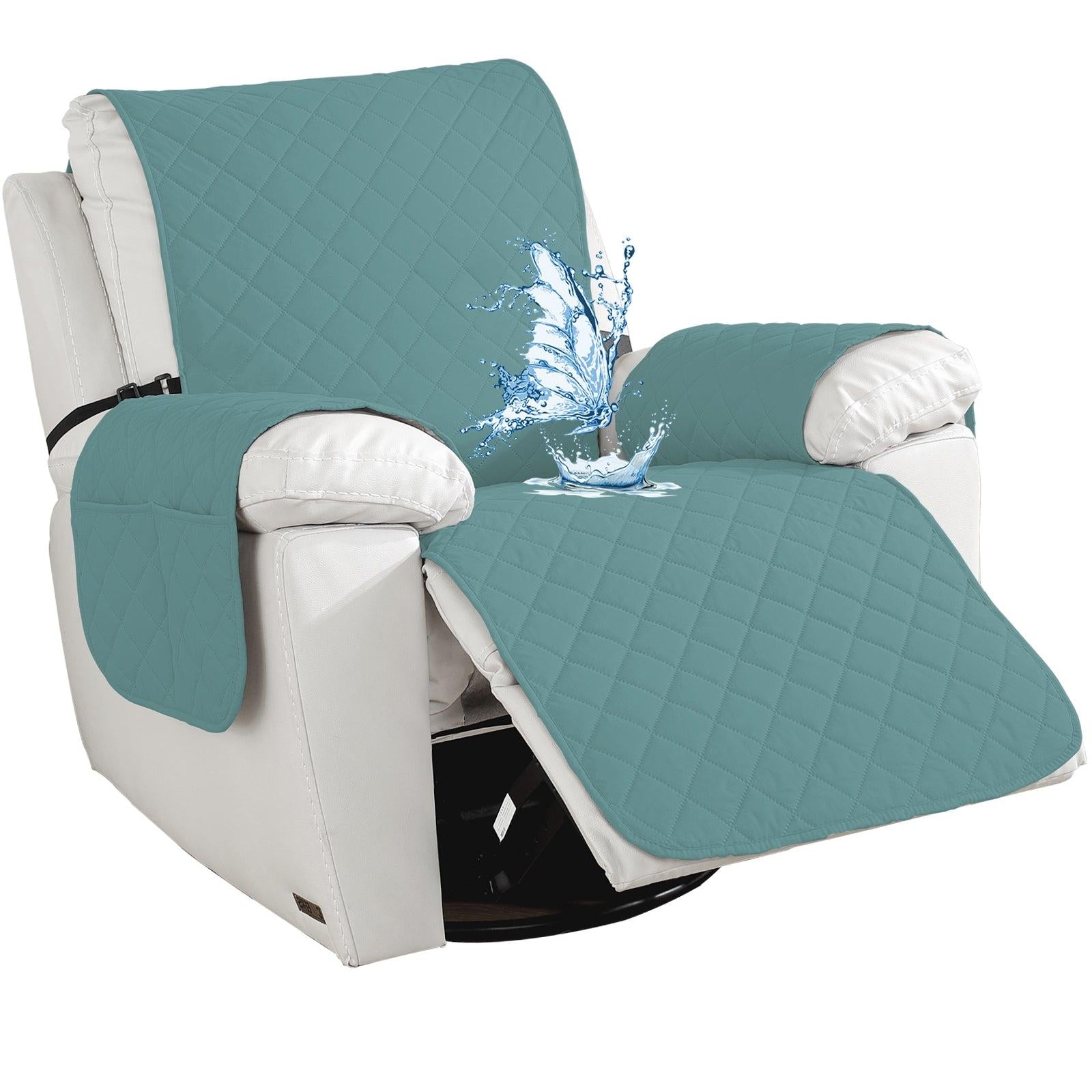 Ystyle Waterproof Recliner Chair Cover with Side Pockets Non Slip-YSTYLE