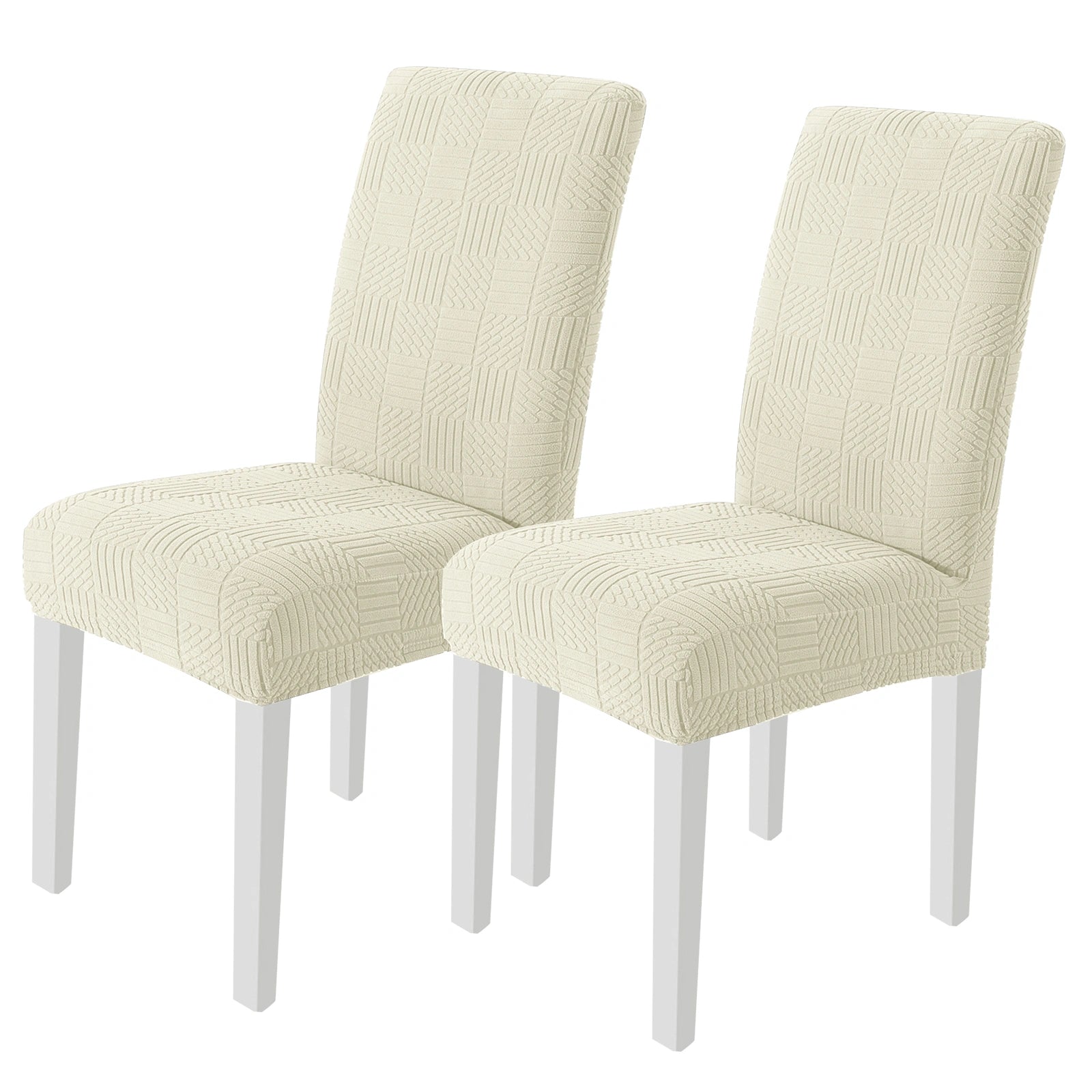 YSTYLE 2 Pieces Stretch Dining Chair Covers 48-70cm Back Height-YSTYLE