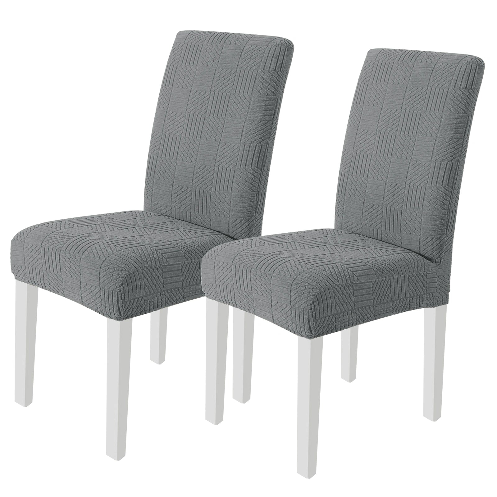 YSTYLE 2 Pieces Stretch Dining Chair Covers 48-70cm Back Height-YSTYLE