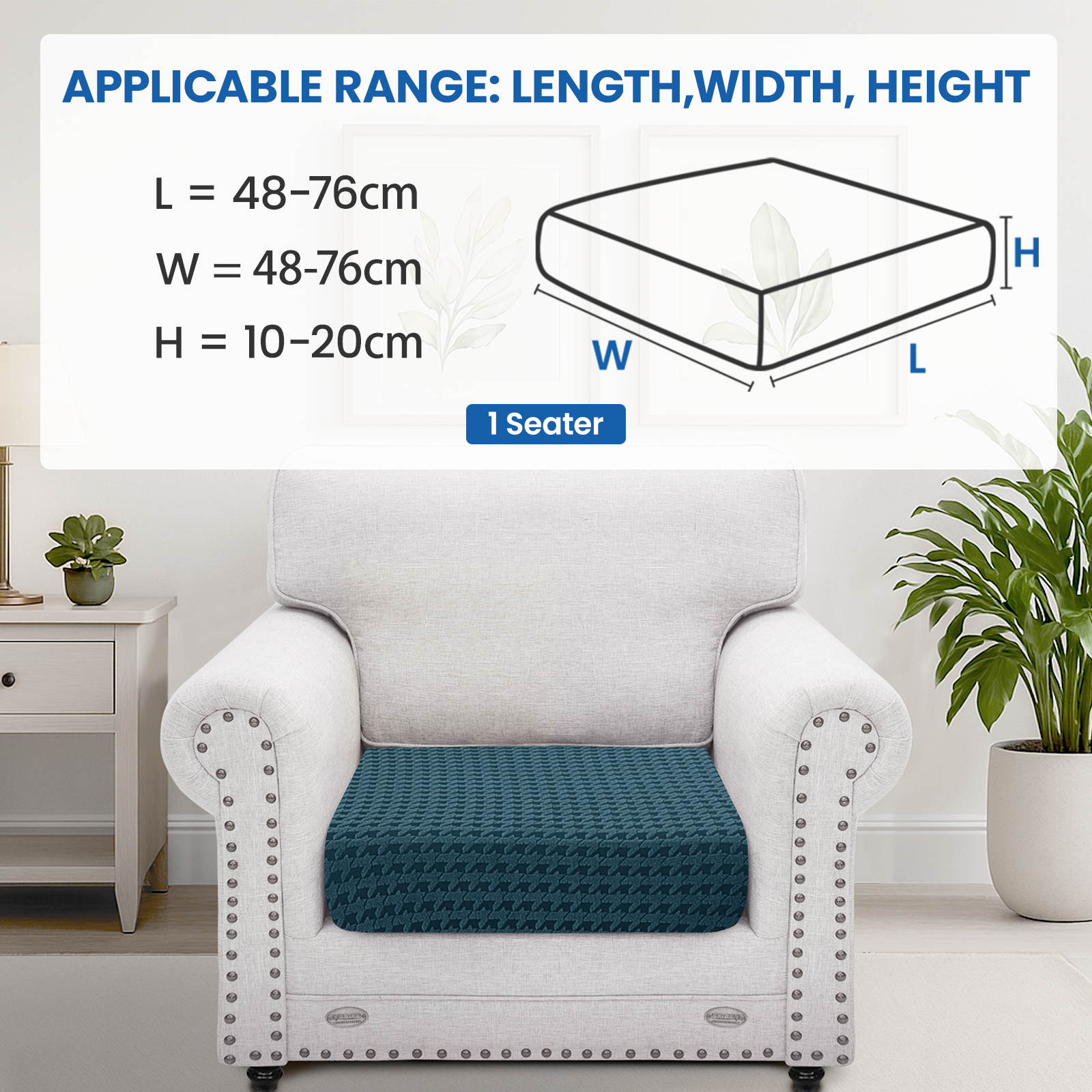 Ystyle Stretch Sofa Seat Cover 1 Seater New Pattern-YSTYLE