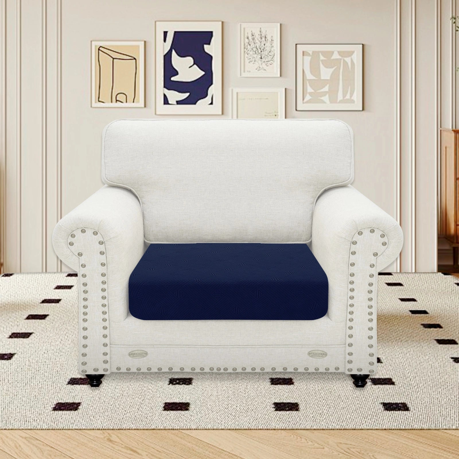 YSTYLE Stretch Sofa Seat Cushion Cover Large 1 Seater Anti Slip-YSTYLE