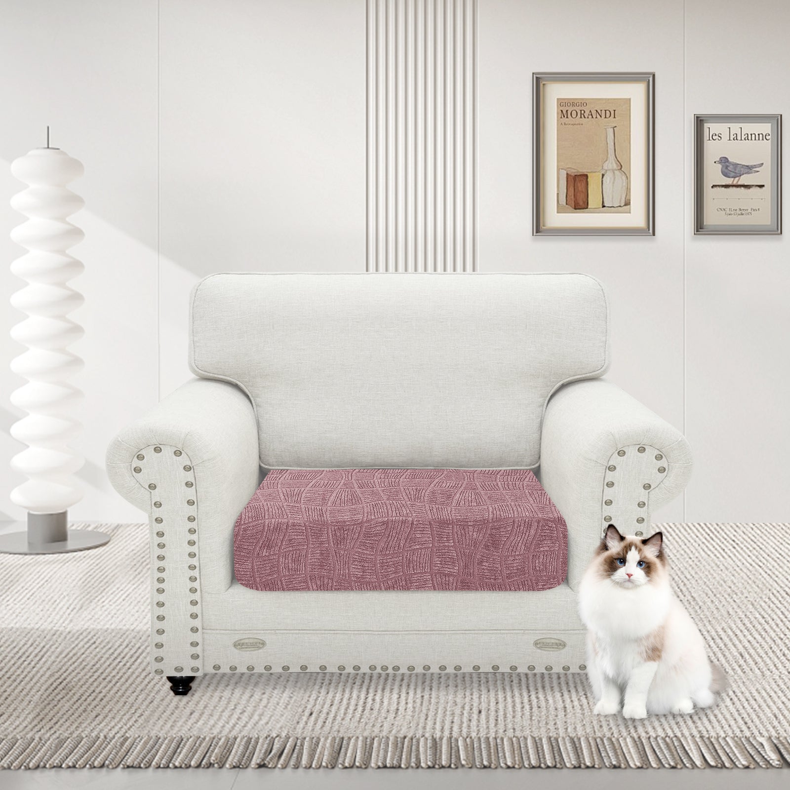 YSTYLE Waterproof Stretch Sofa Seat Cover 1 Seater Geometric-YSTYLE