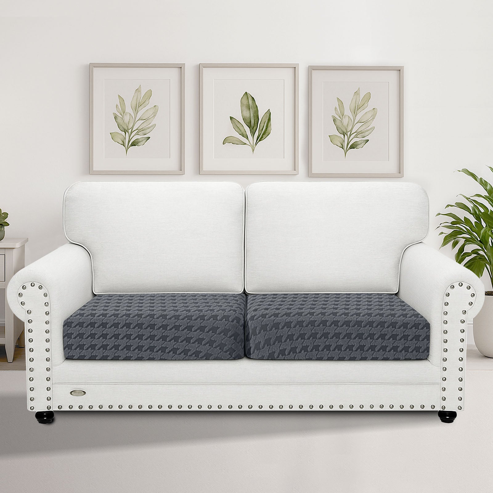 Ystyle 2-Piece Stretch Sofa Seat Cover 1 Seater New Pattern-YSTYLE