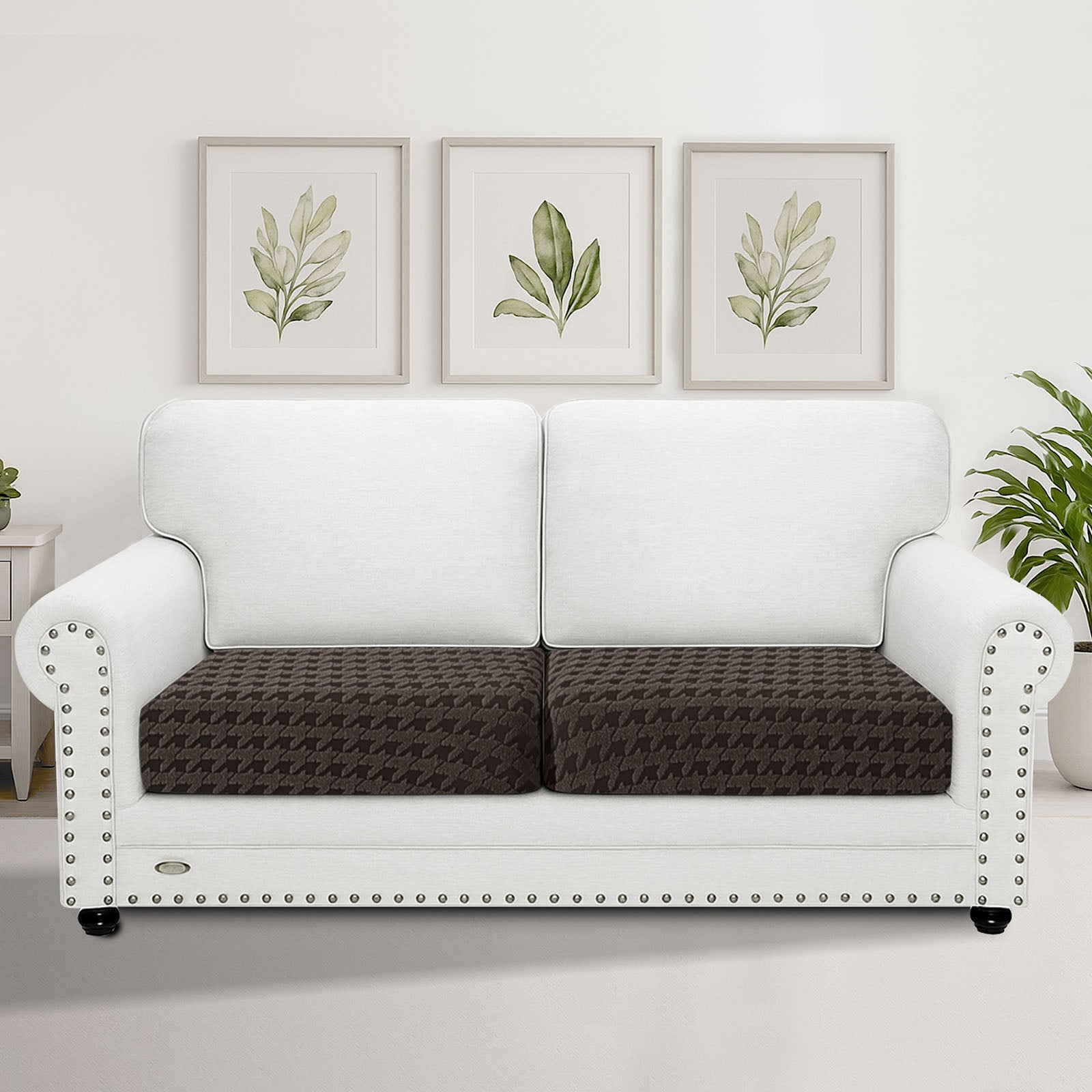 Ystyle 2-Piece Stretch Sofa Seat Cover 1 Seater New Pattern-YSTYLE