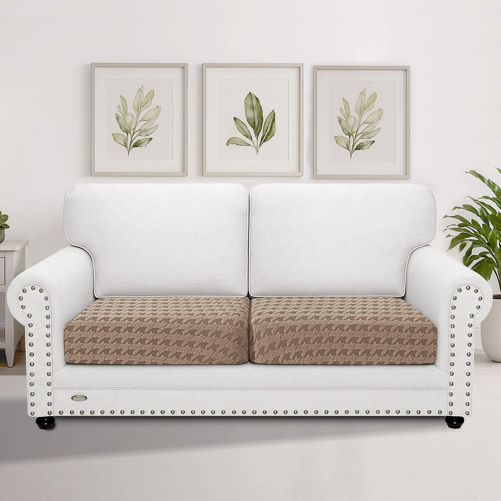 Ystyle 2-Piece Stretch Sofa Seat Cover 1 Seater New Pattern-YSTYLE