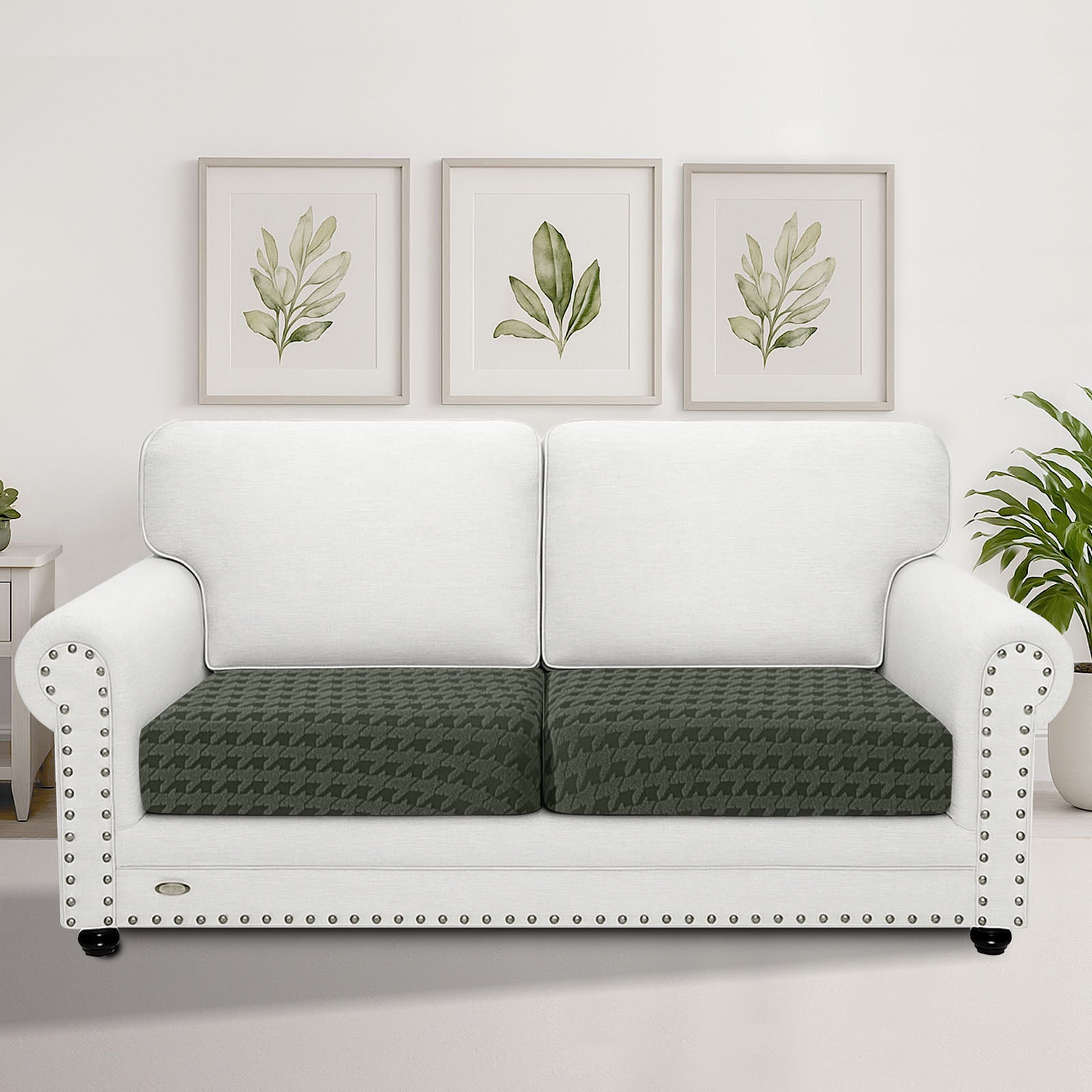 Ystyle 2-Piece Stretch Sofa Seat Cover 1 Seater New Pattern-YSTYLE