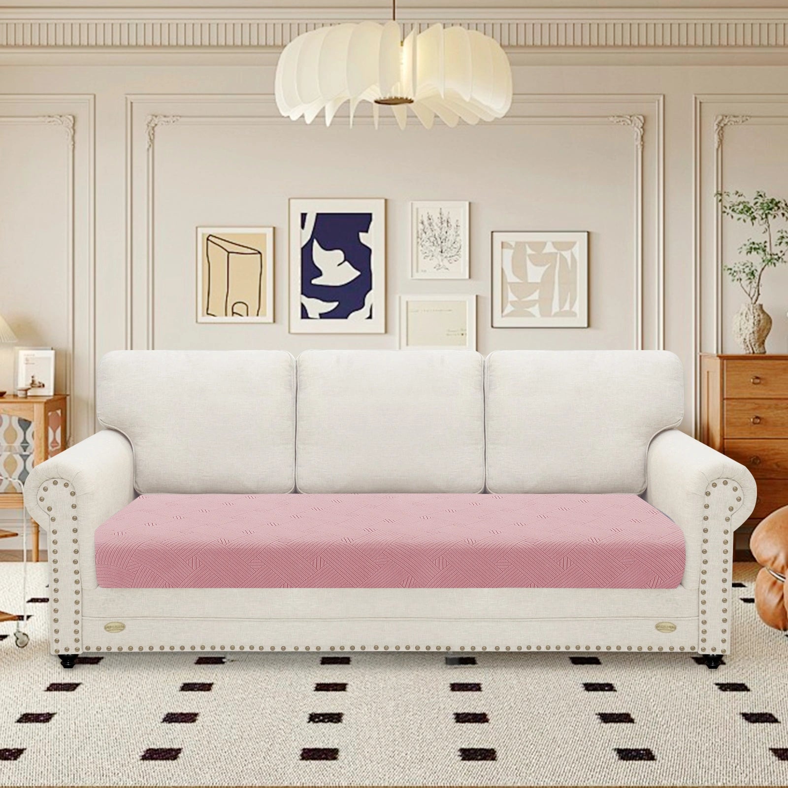 YSTYLE Stretch Sofa Seat Cushion Cover 3 Seater Anti Slip-YSTYLE