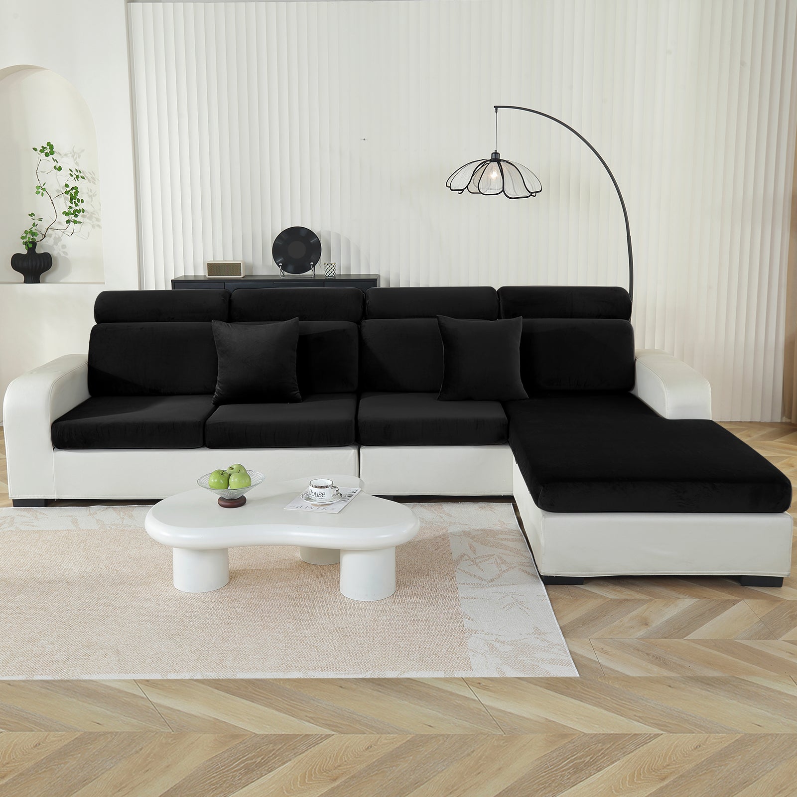 YSTYLE Manta para Almohada de Chaise – Ajuste Elástico, Antideslizante, Universal para Almohadas Separadas de Sofá