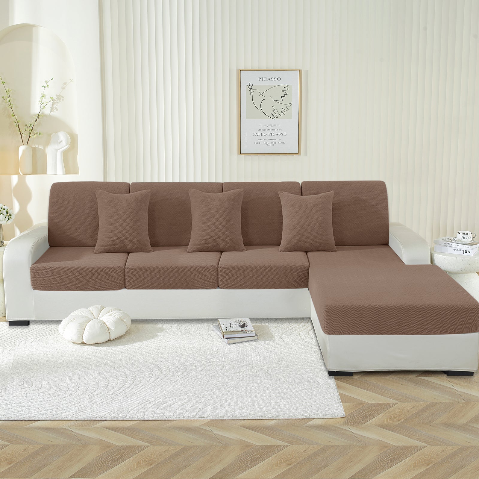 YSTYLE Coprisedile per divano stretch con funzione antiscivolo