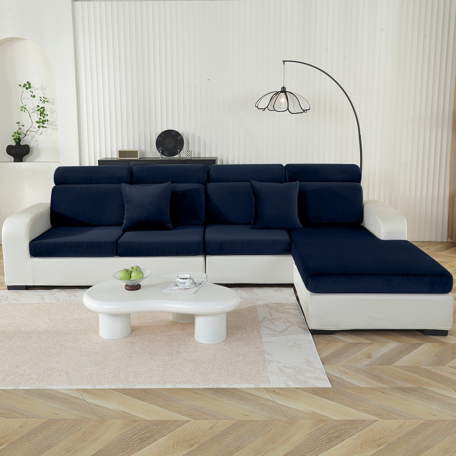 YSTYLE Manta para Almohada de Chaise – Ajuste Elástico, Antideslizante, Universal para Almohadas Separadas de Sofá