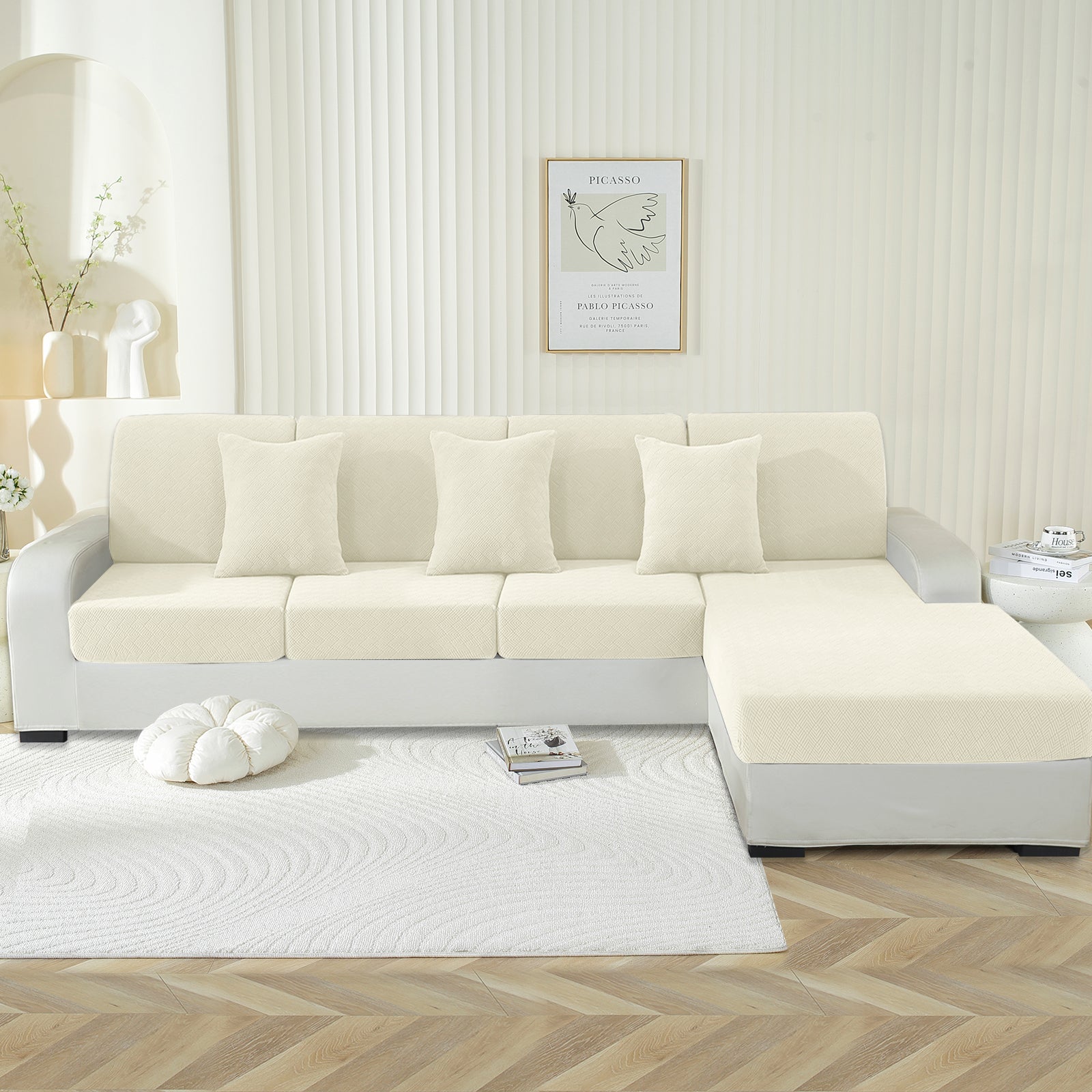 YSTYLE Coprisedile per divano stretch con funzione antiscivolo