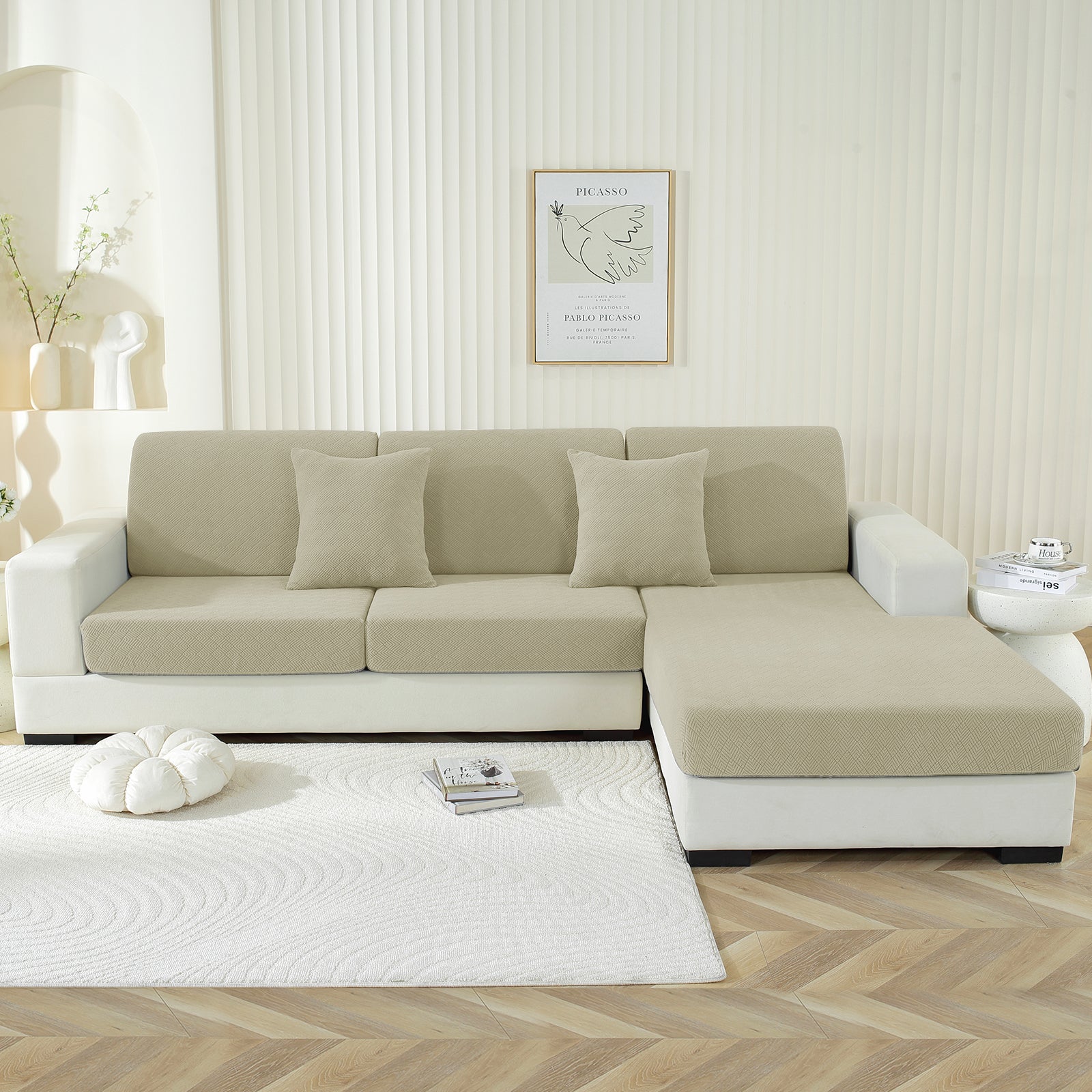 YSTYLE Coprisedile per divano stretch con funzione antiscivolo