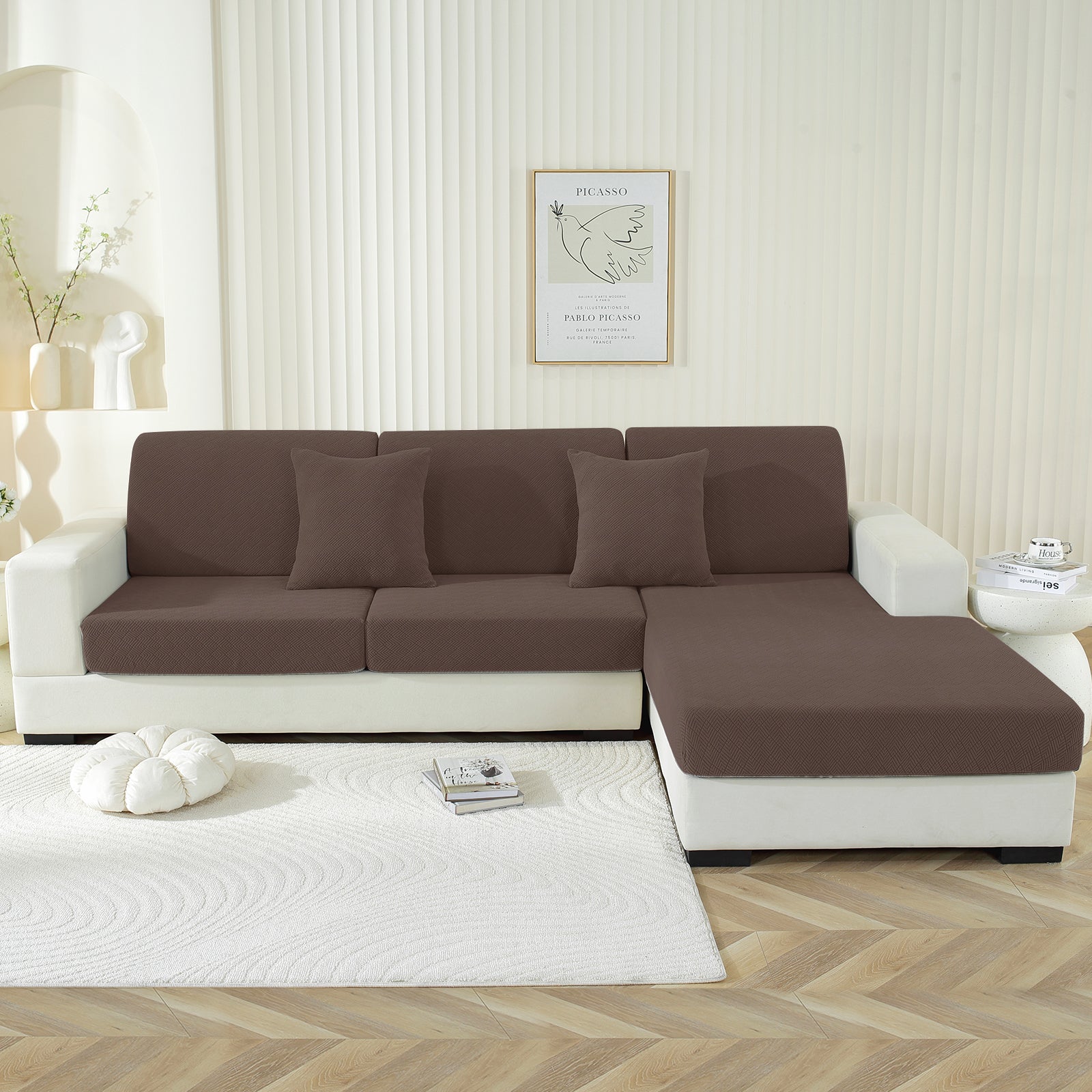 YSTYLE Coprisedile per divano stretch con funzione antiscivolo