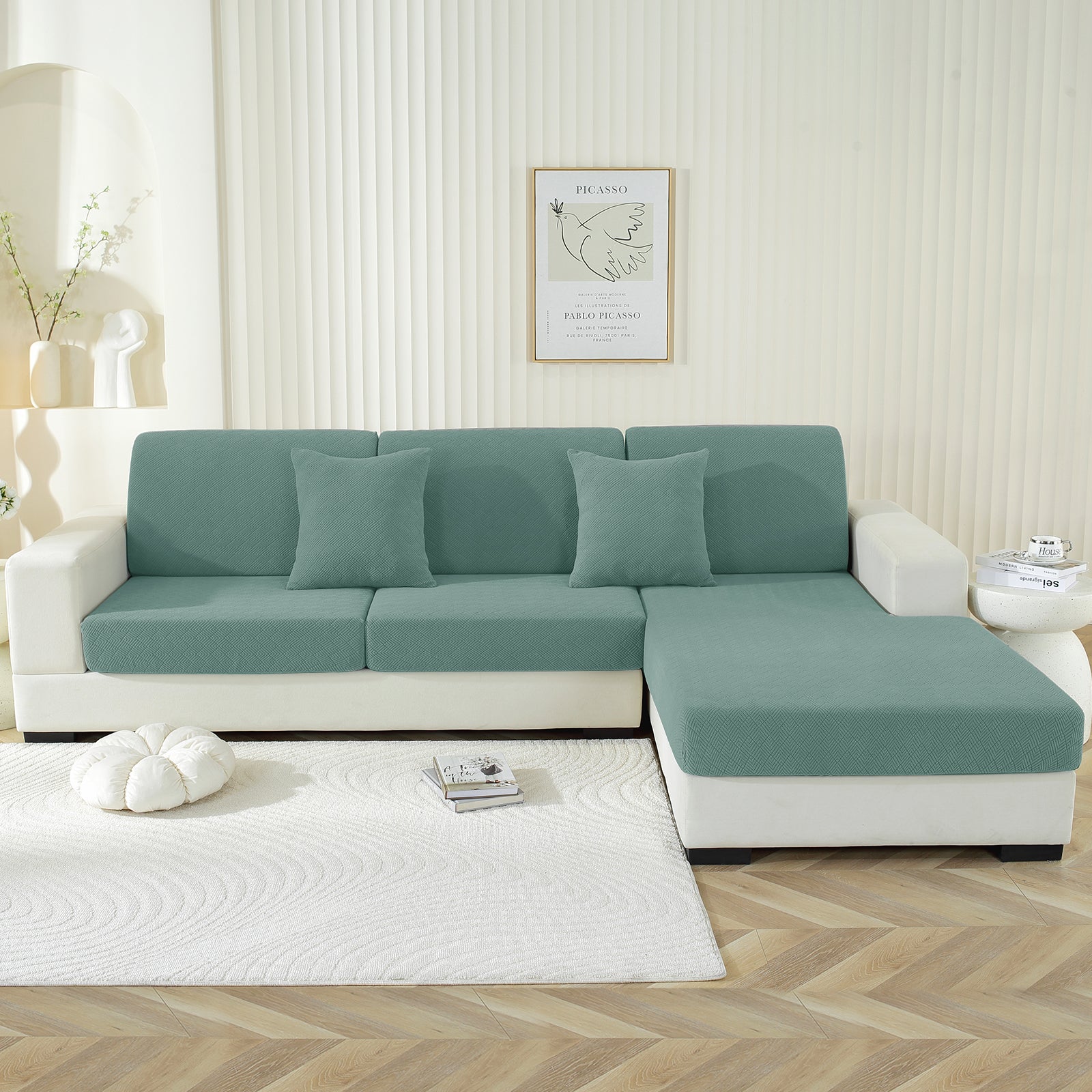 YSTYLE Coprisedile per divano stretch con funzione antiscivolo