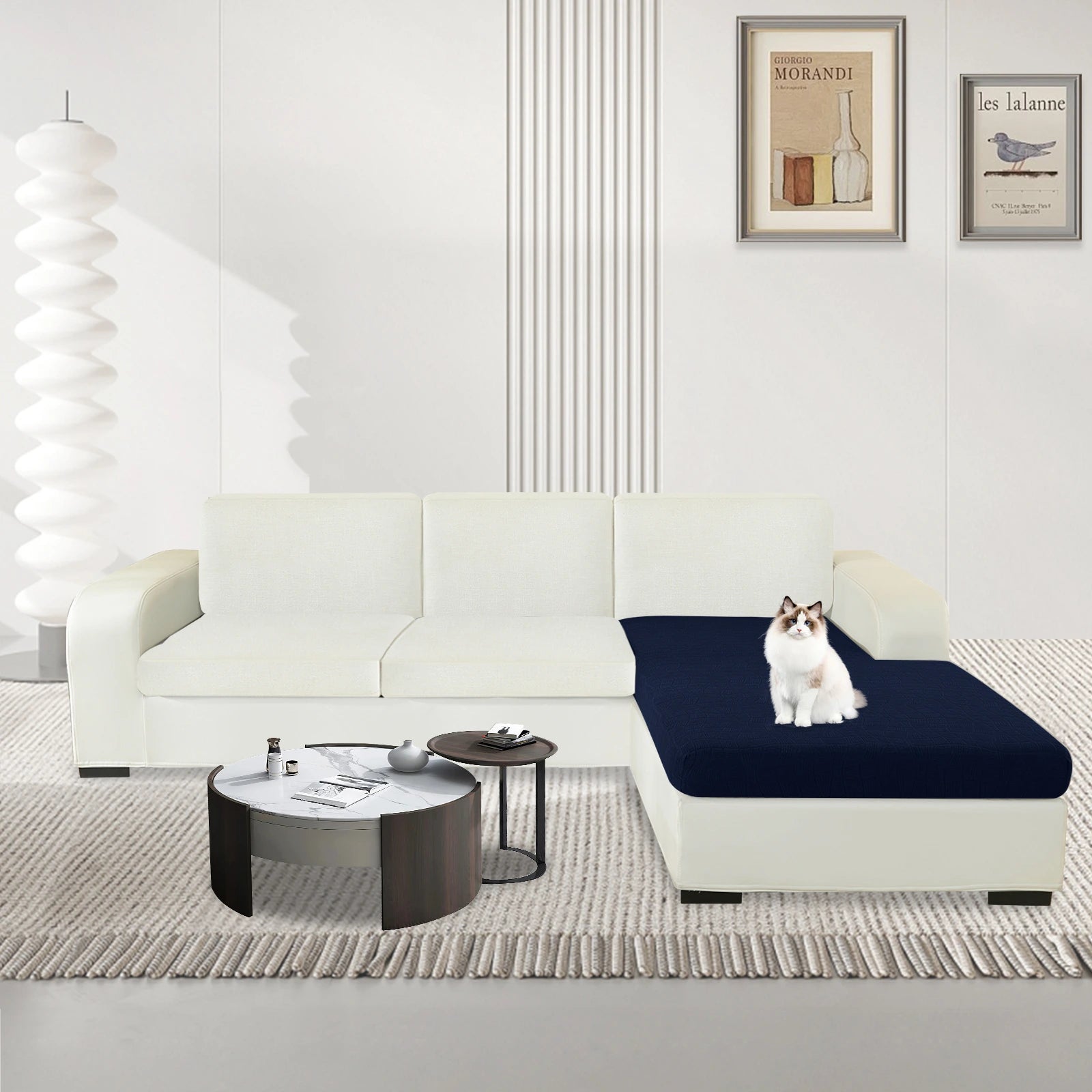 YSTYLE L-Shape Waterproof Stretch Sofa Seat Cover Geometric-YSTYLE