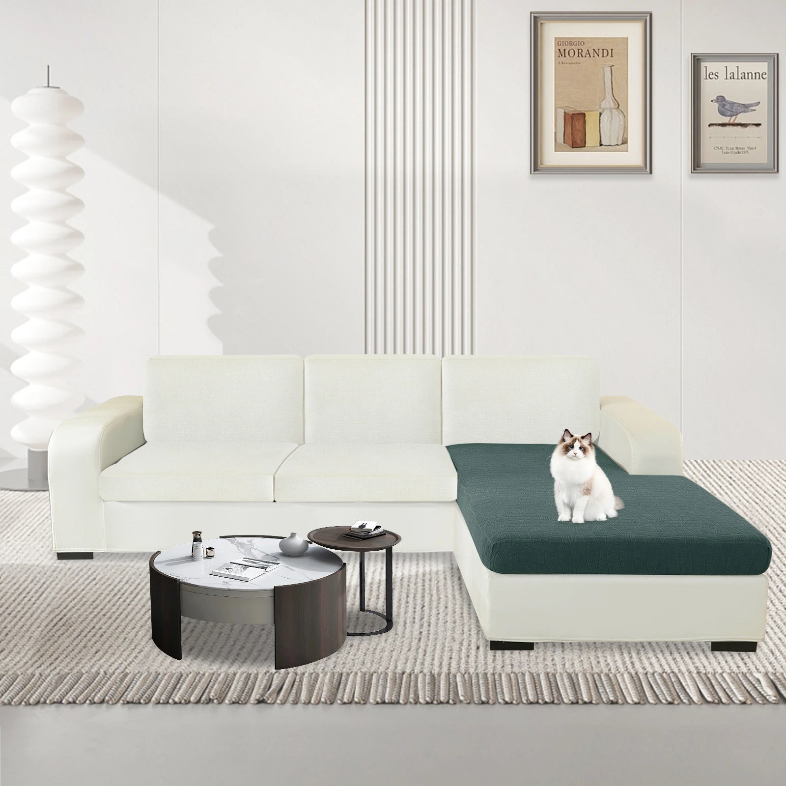 YSTYLE L-Shape Waterproof Stretch Sofa Seat Cover Geometric-YSTYLE