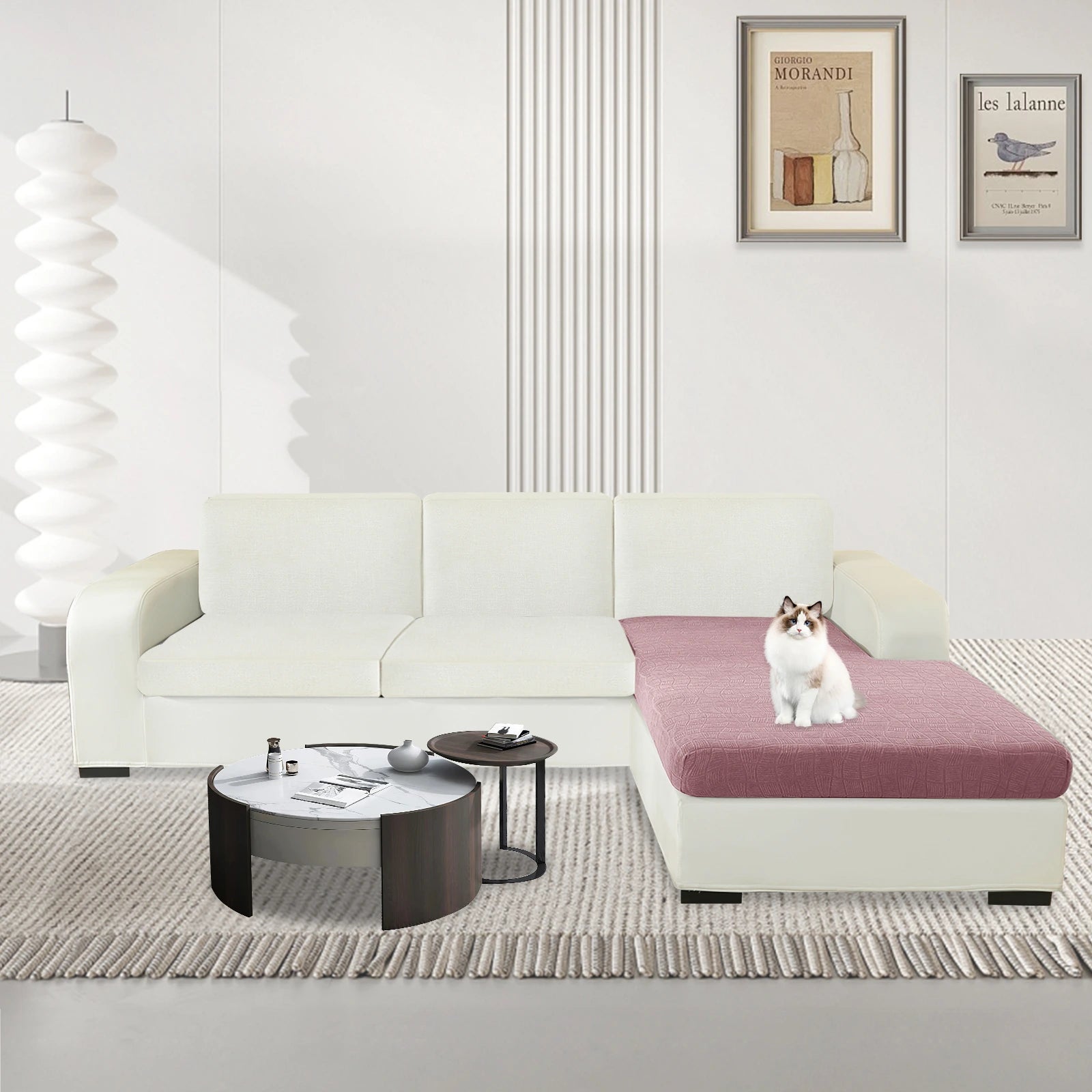 YSTYLE L-Shape Waterproof Stretch Sofa Seat Cover Geometric-YSTYLE