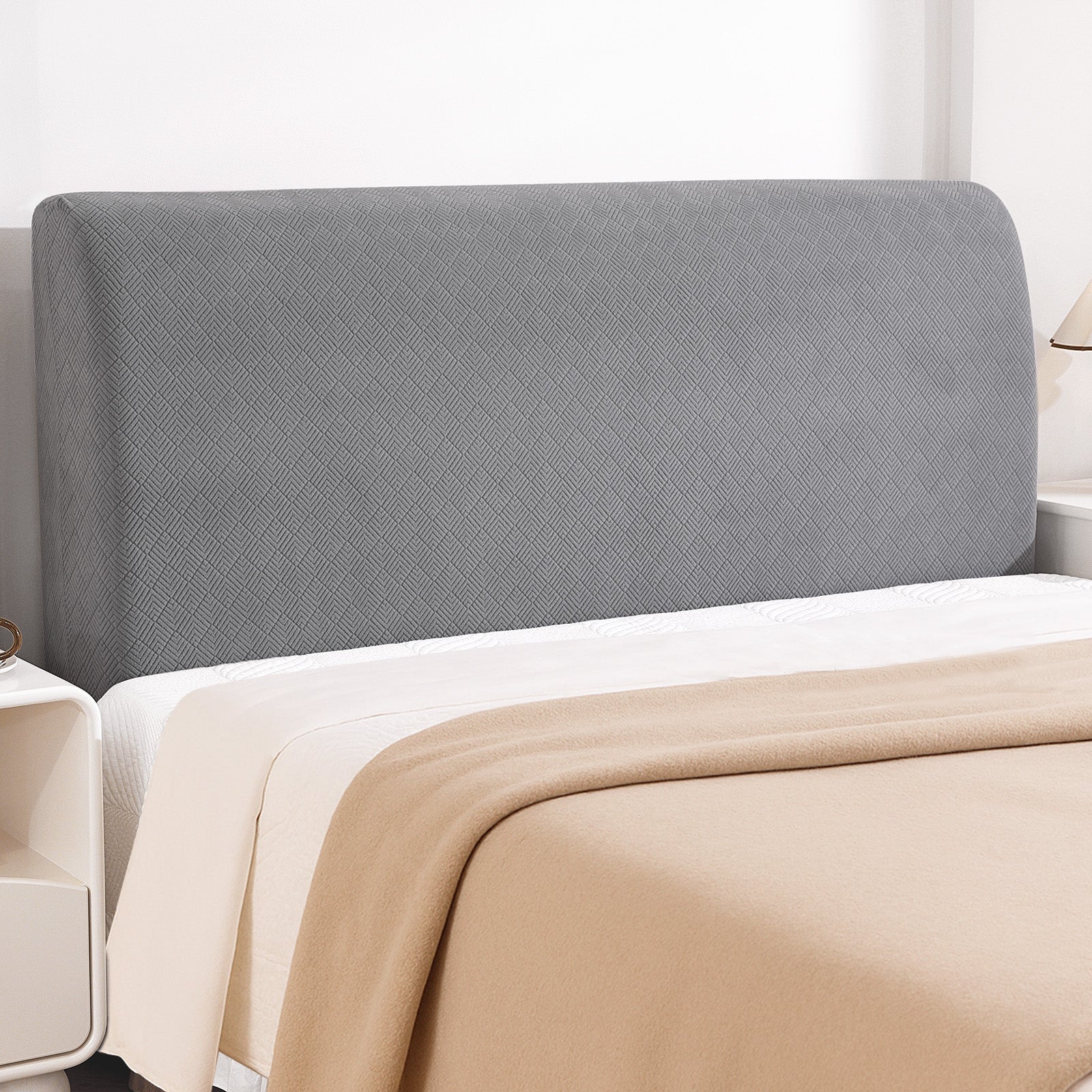 Ystyle 120cm Single Bed Headboard Cover Elasticated Headboard Slipcover, Universal Washable Single Bed Headboard Cover, Dust-Proof Headboard Protector