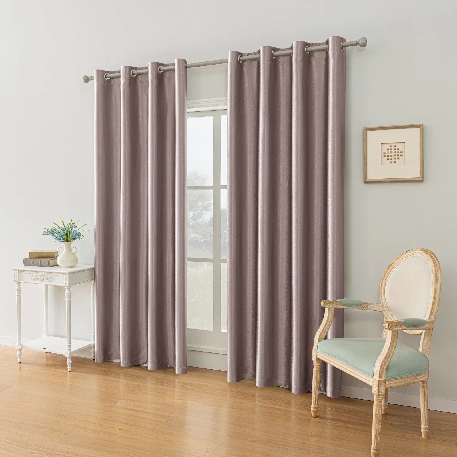 YSTYLE 2 Pieces Interior Curtains Blackout Thermal Insulated-YSTYLE