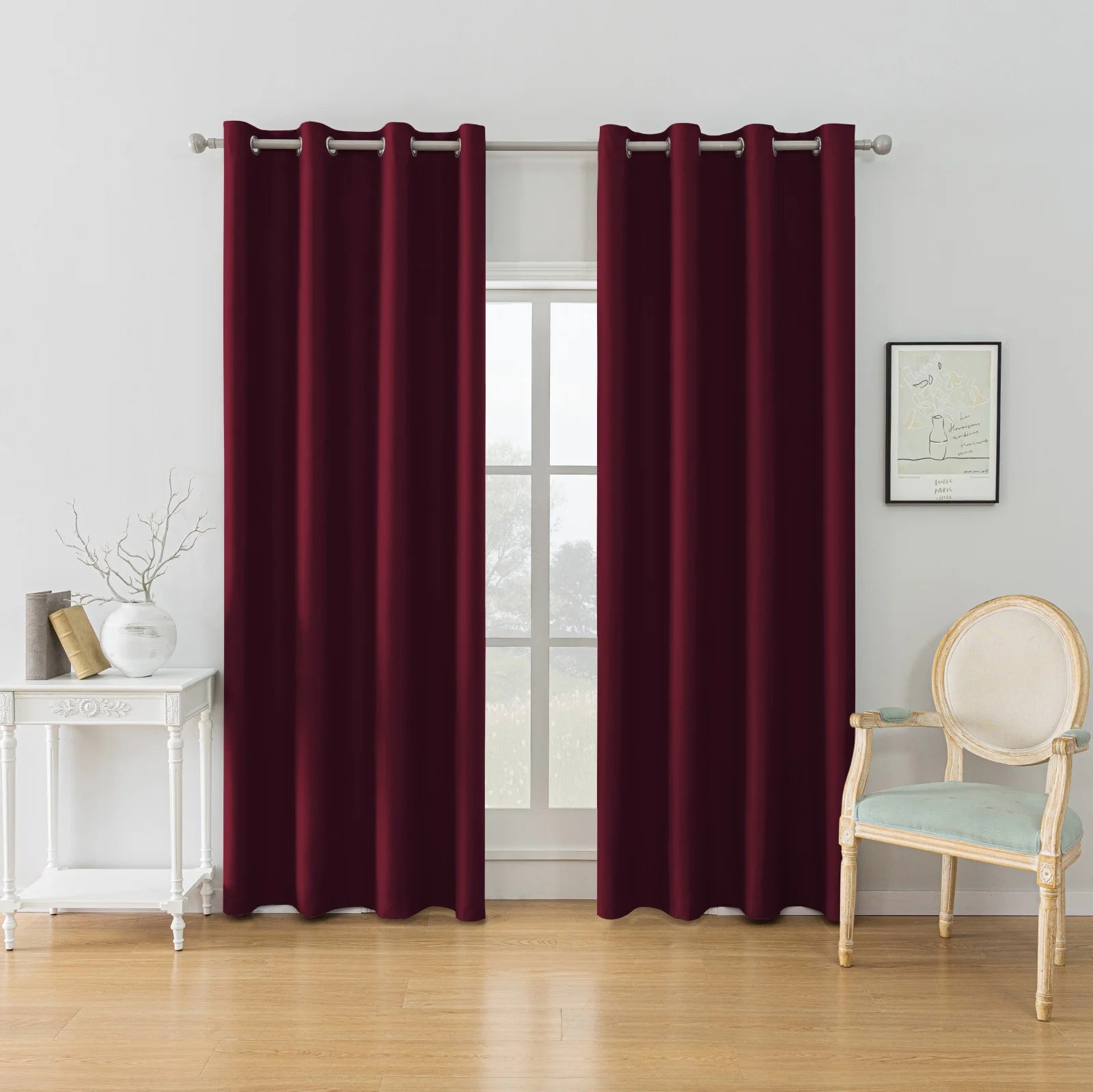 YSTYLE Blackout Curtains – 2 pcs, Thermal, Waterproof, Indoor/Outdoor Use