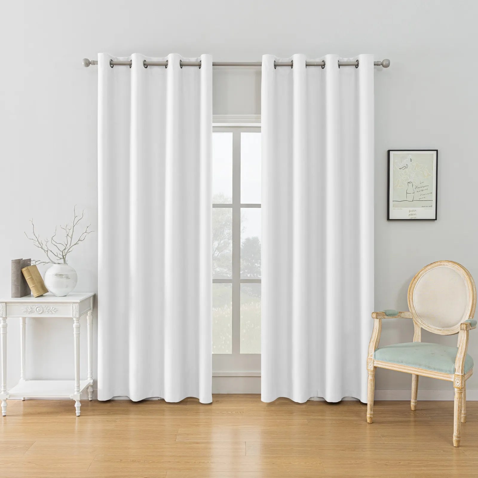 YSTYLE Blackout Curtains – 2 pcs, Thermal, Waterproof, Indoor/Outdoor Use