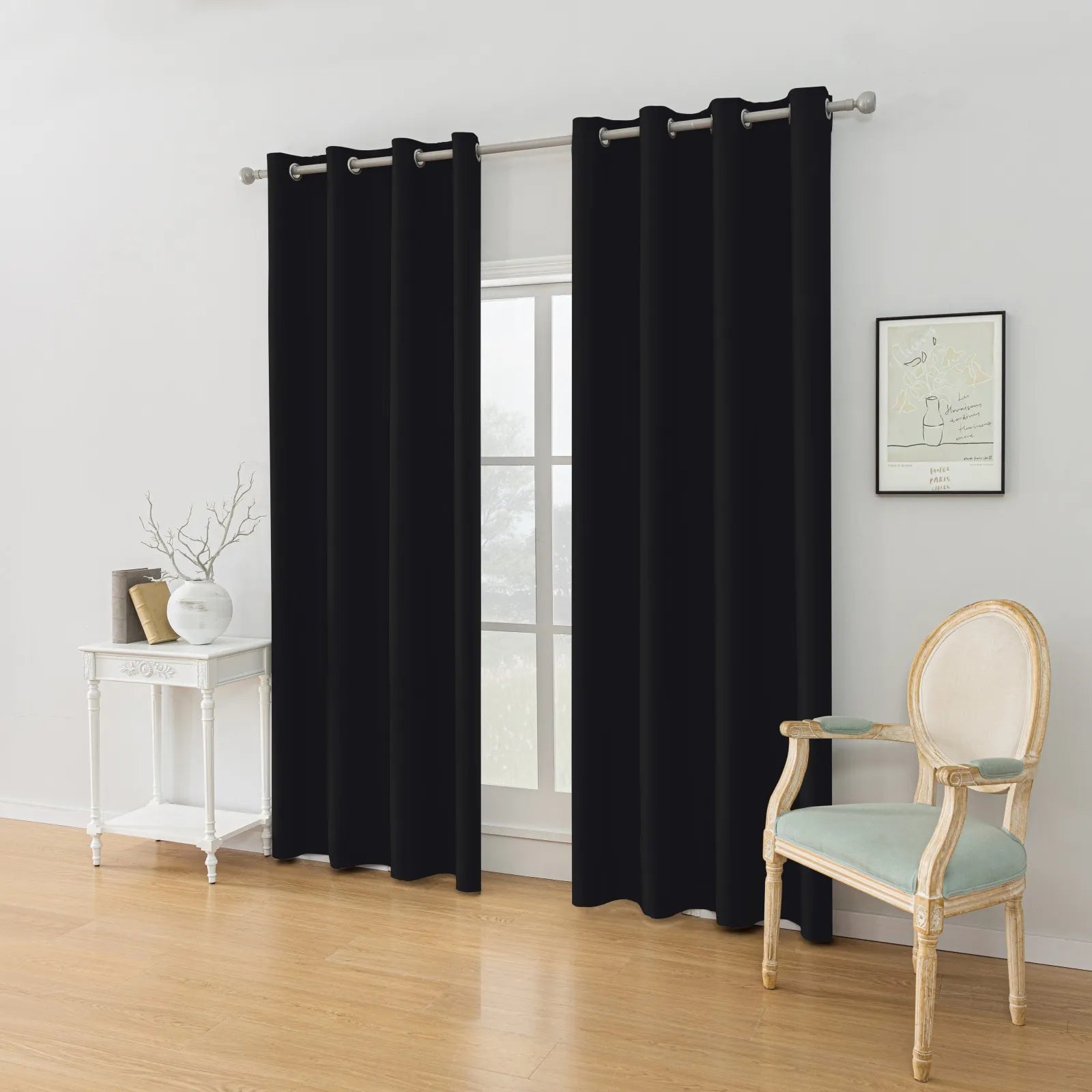 YSTYLE Blackout Curtains – 2 pcs, Thermal, Waterproof, Indoor/Outdoor Use