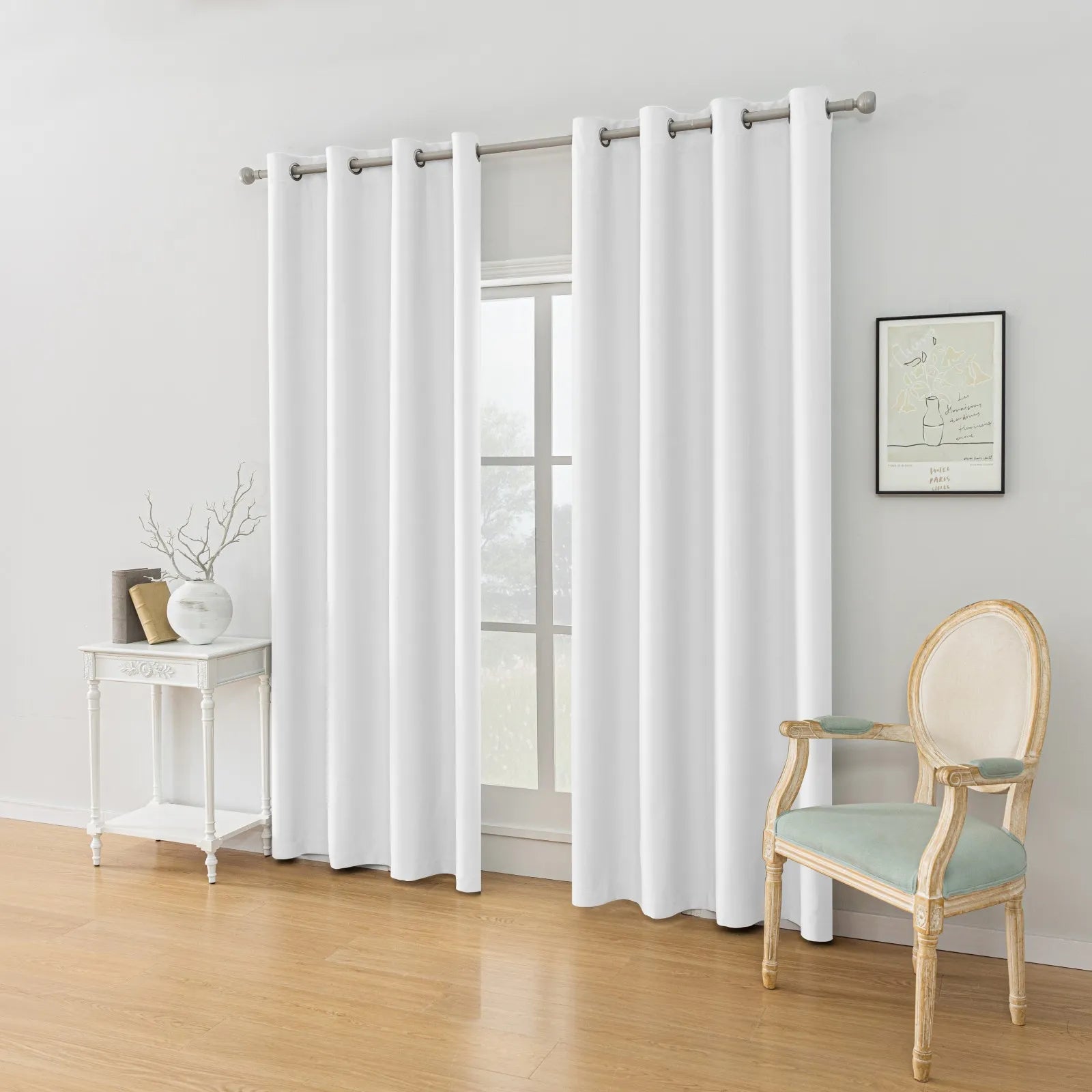 YSTYLE Blackout Curtains – 2 pcs, Thermal, Waterproof, Indoor/Outdoor Use