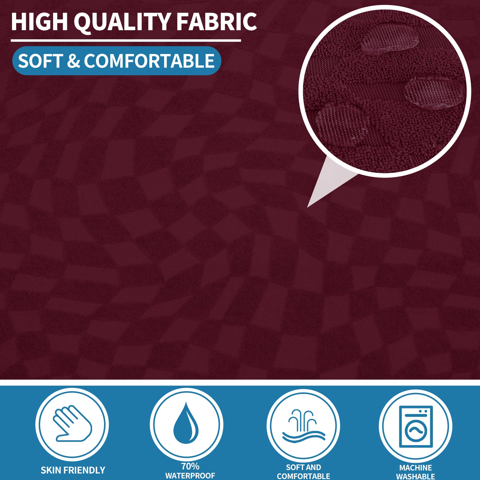 YSTYLE 2 pezzi copertura elastica per divano angolare, 3+3 posti a forma di L