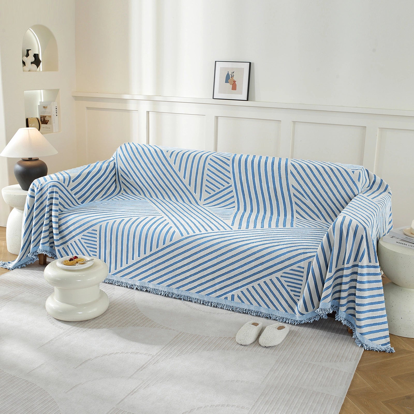 YSTYLE 4 Seater Sofa Cover Throw 180x380cm Stain Resistant-YSTYLE