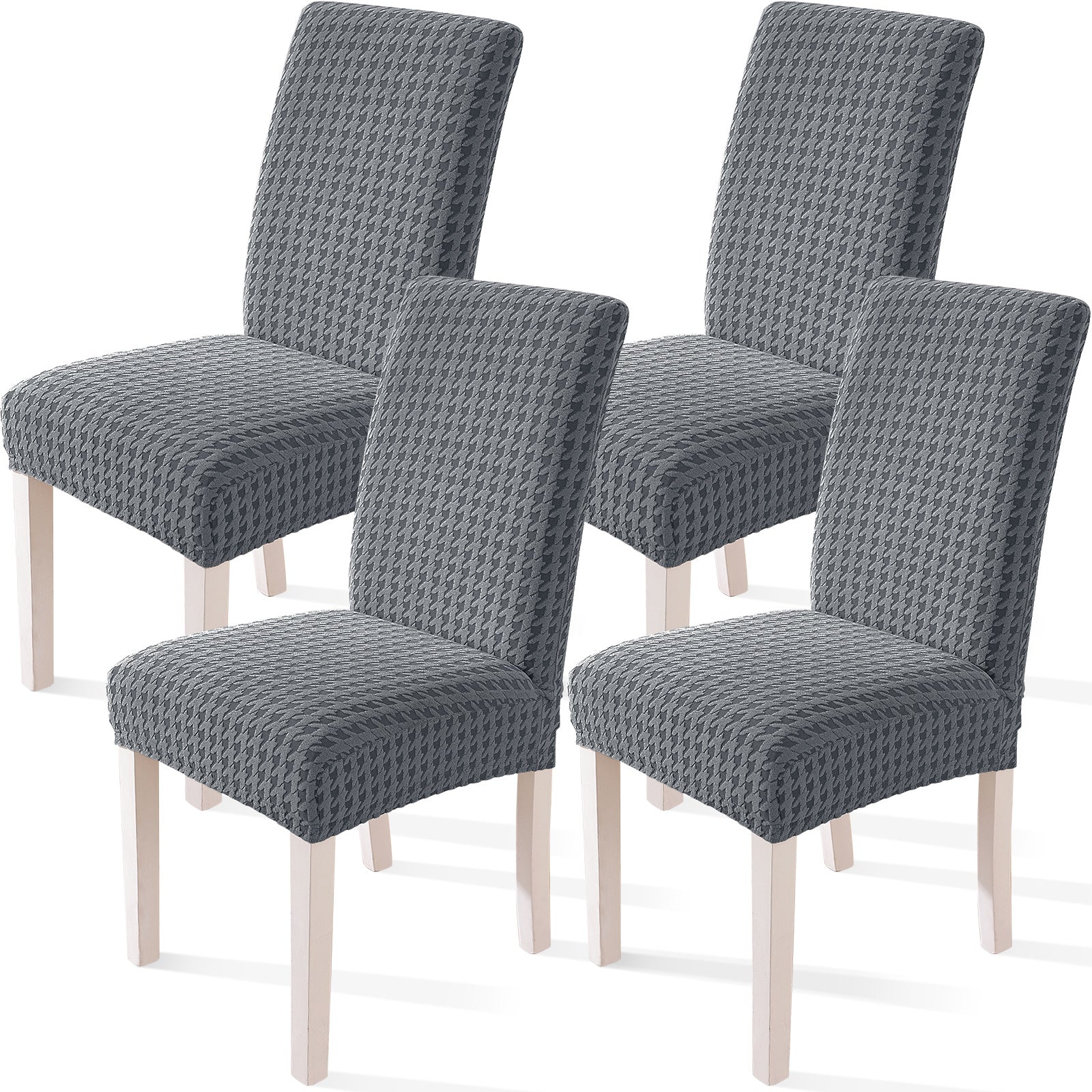 Ystyle 4 Pieces Stretch Chair Covers With Backrest Unique Pattern-YSTYLE