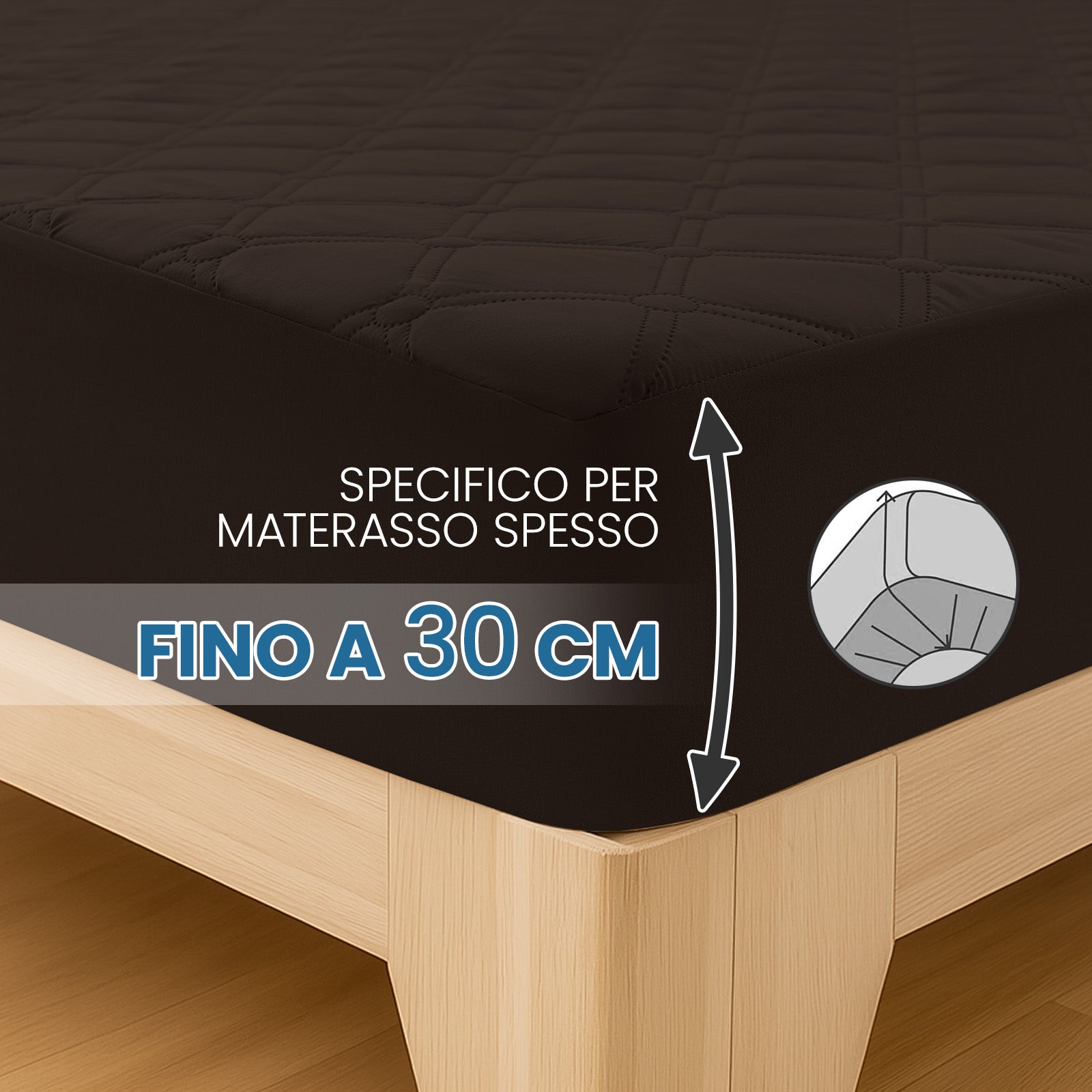 Ystyle Waterproof Mattress Protector – Double Size 160x190 cm Anti-Allergy & Scratch Resistant