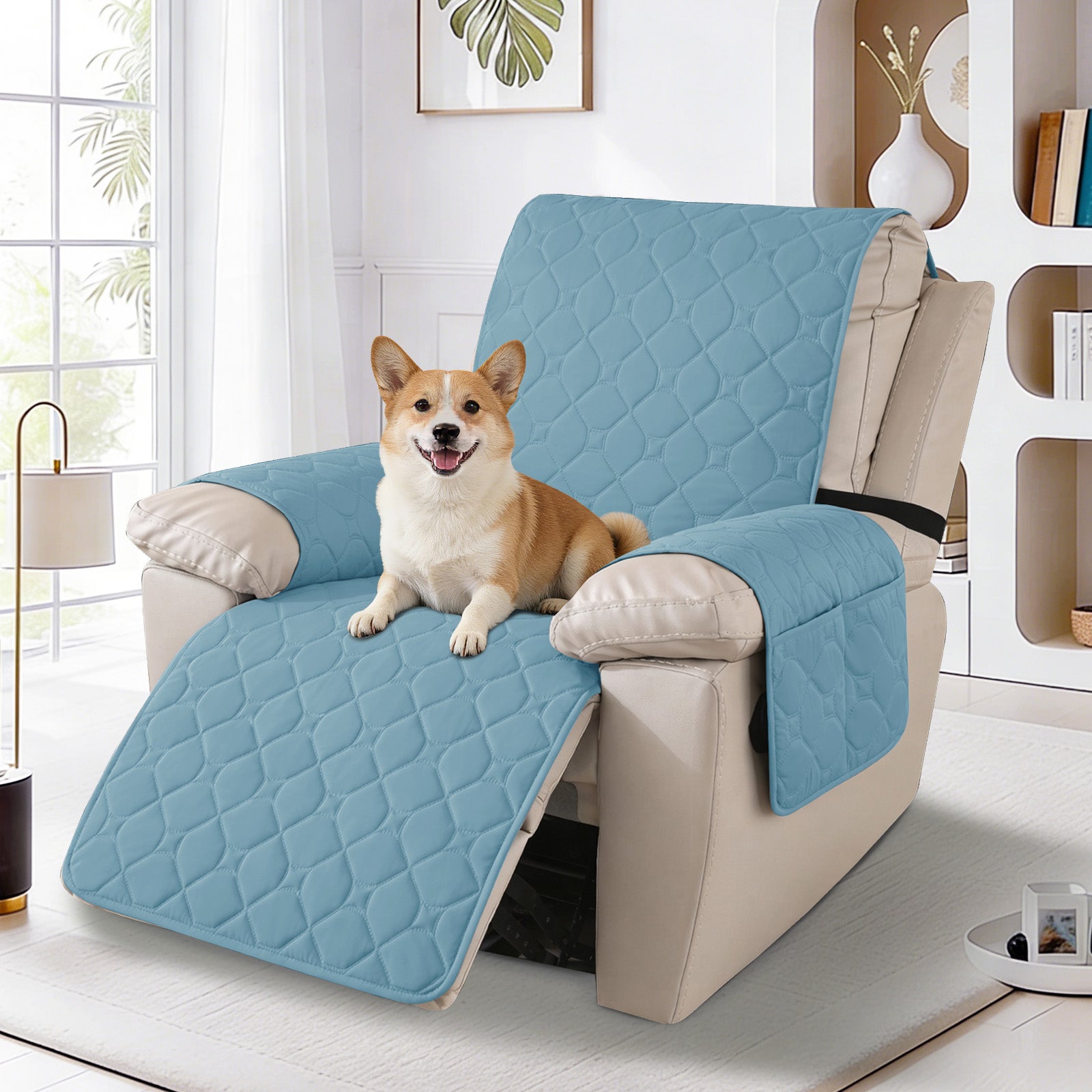 YSTYLE imperméable Recliner Armchair couverture with accoudoirs 1 Seater