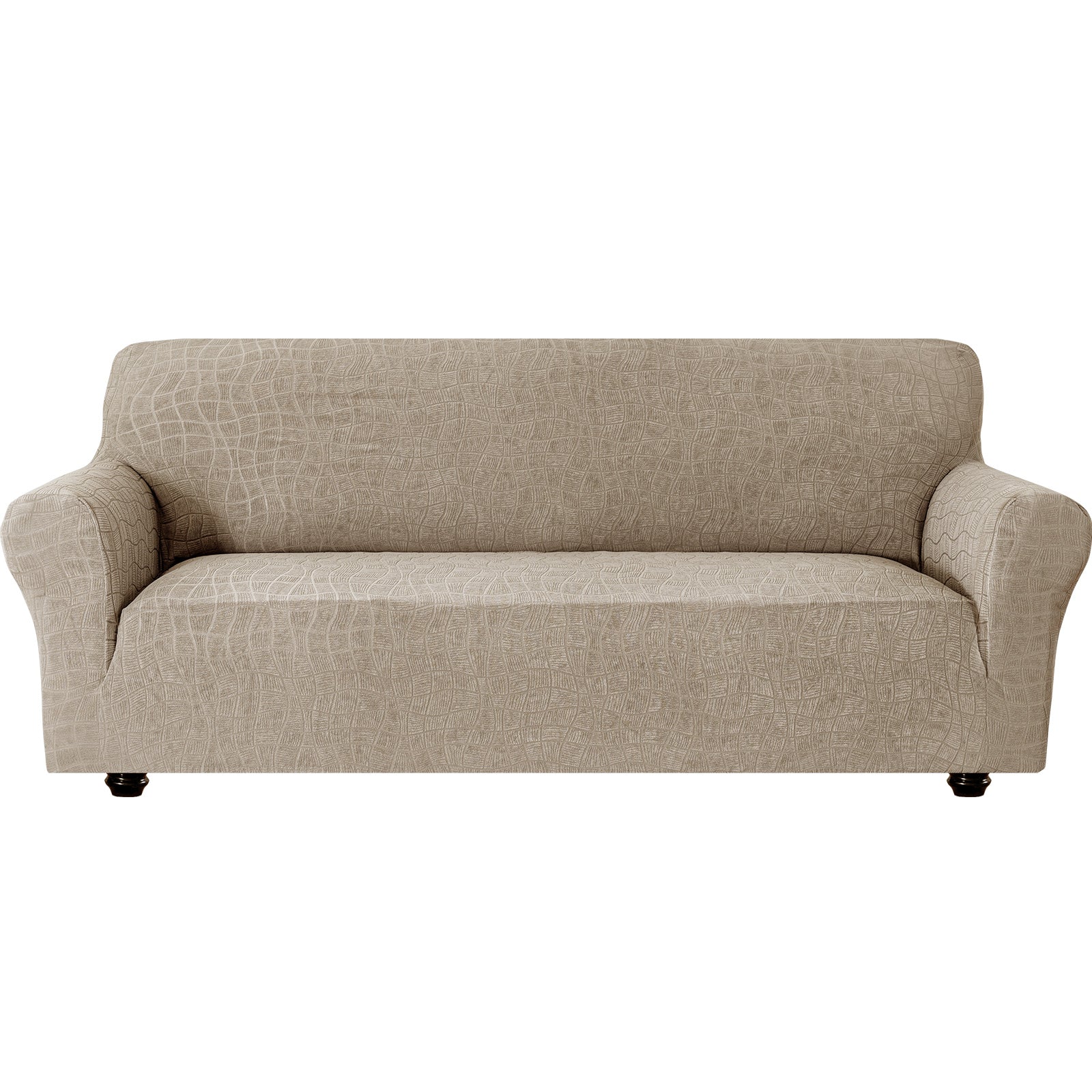 Ystyle Waterproof 3-Seater Sofa Cover with Armrests, Universal Elastic Sofa Protector, Washable Cat Scratch-Resistant Sofa Cover, Stain & Slip-Resistant Sofa Slipcover