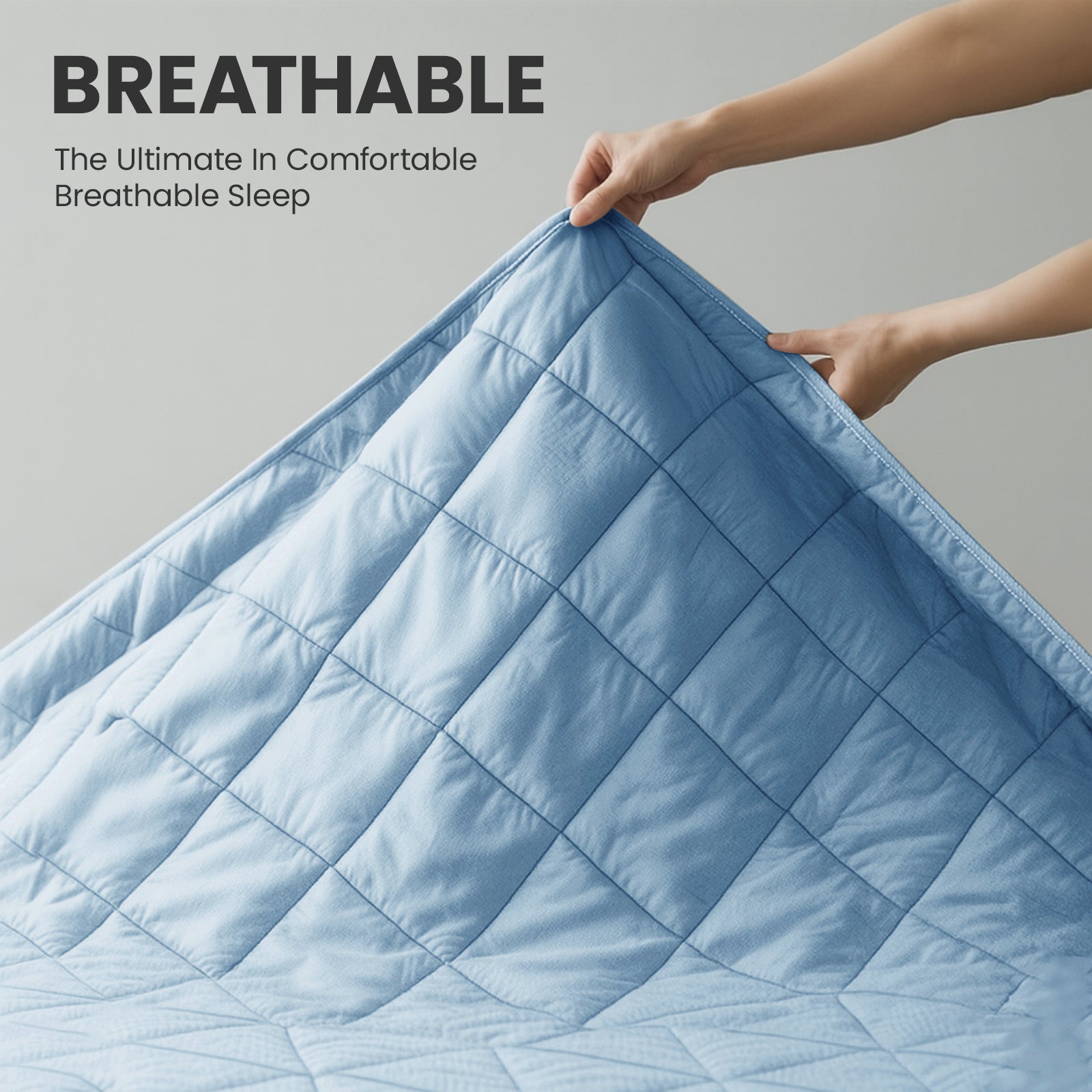 Waterproof Quilted Mattress Protector with Deep Pocket Elastic Fit