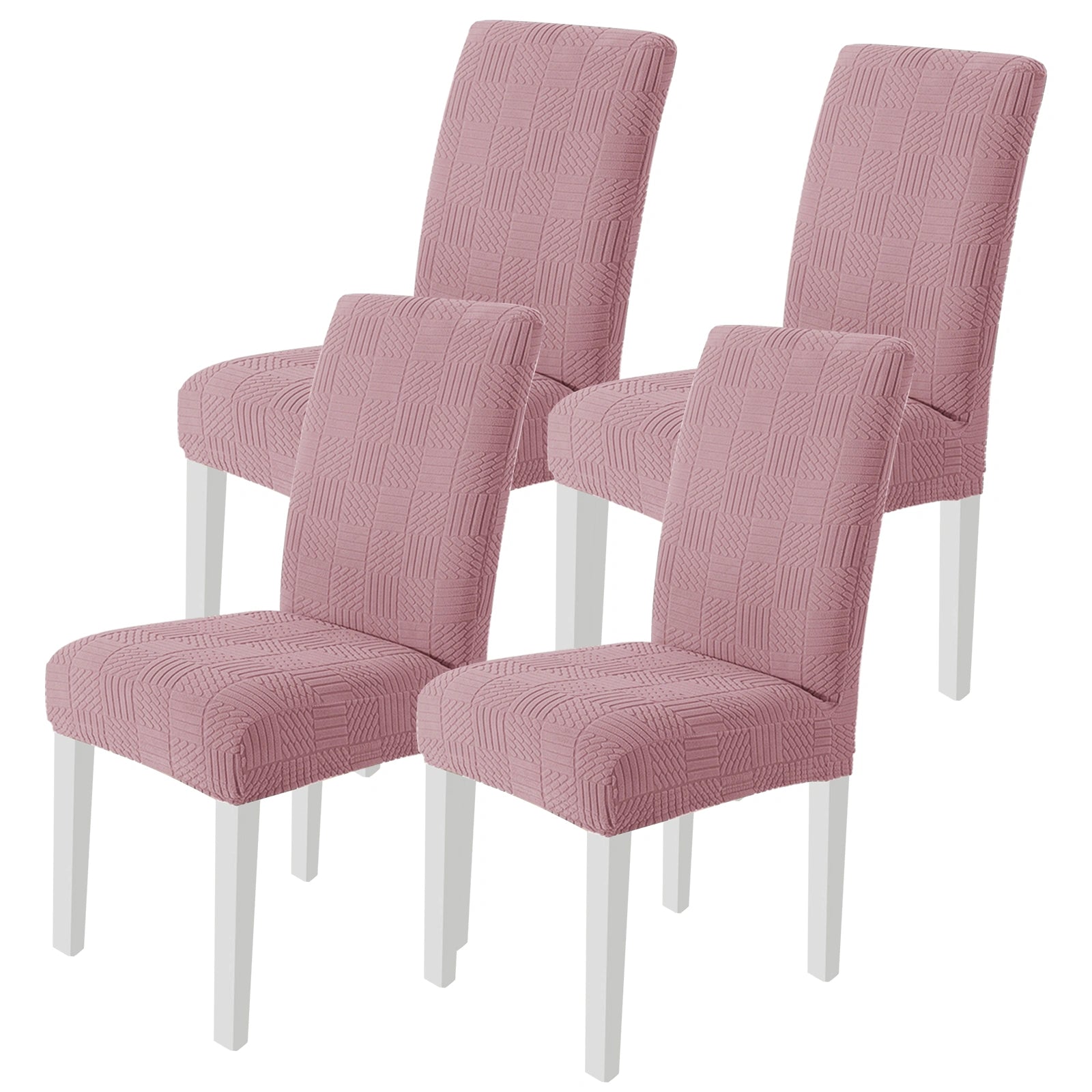 YSTYLE Universal-Stuhlhussen, 4-teilig, dehnbar, kratzfest, weicher Stoff, fünf Linien