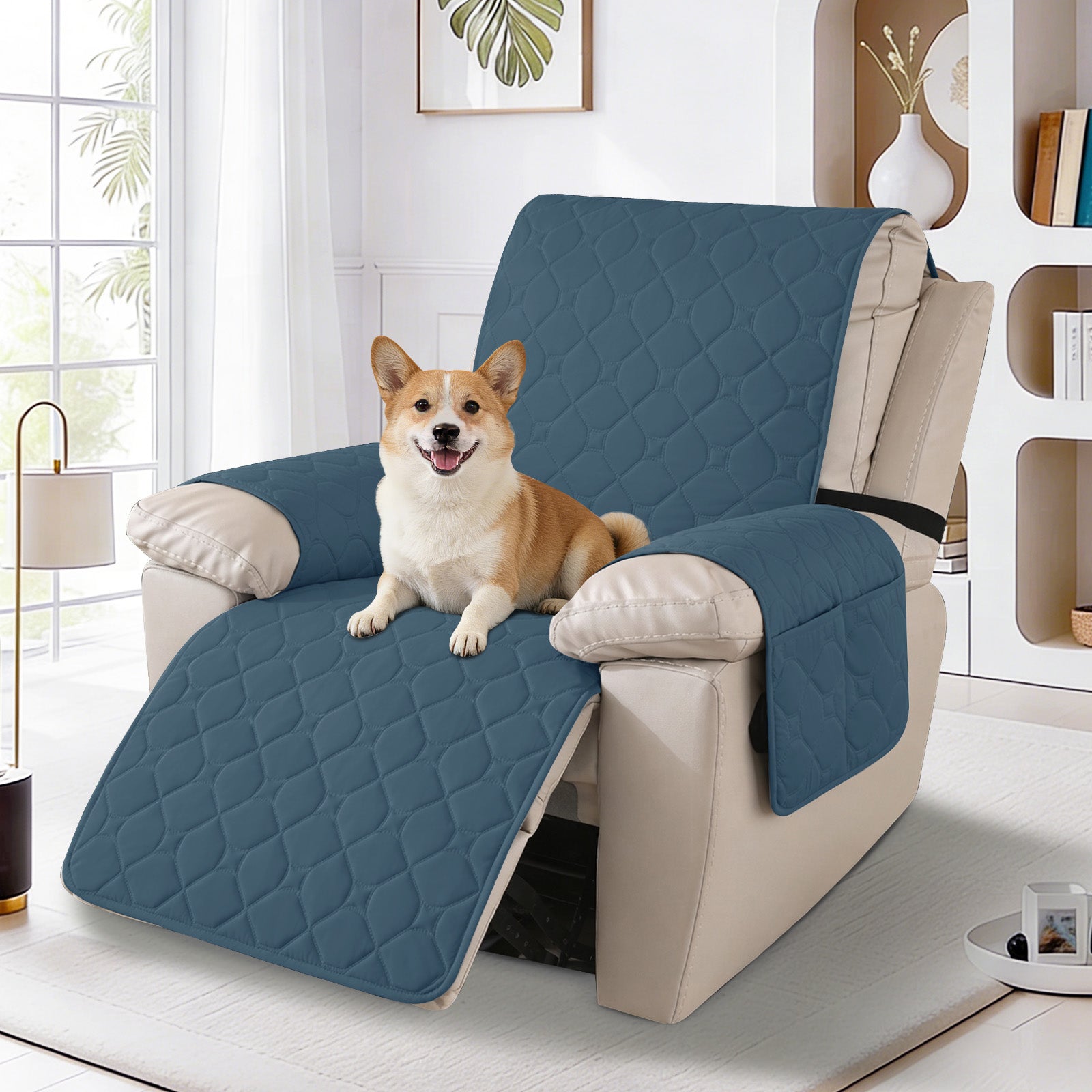 YSTYLE imperméable Recliner Armchair couverture with accoudoirs 1 Seater