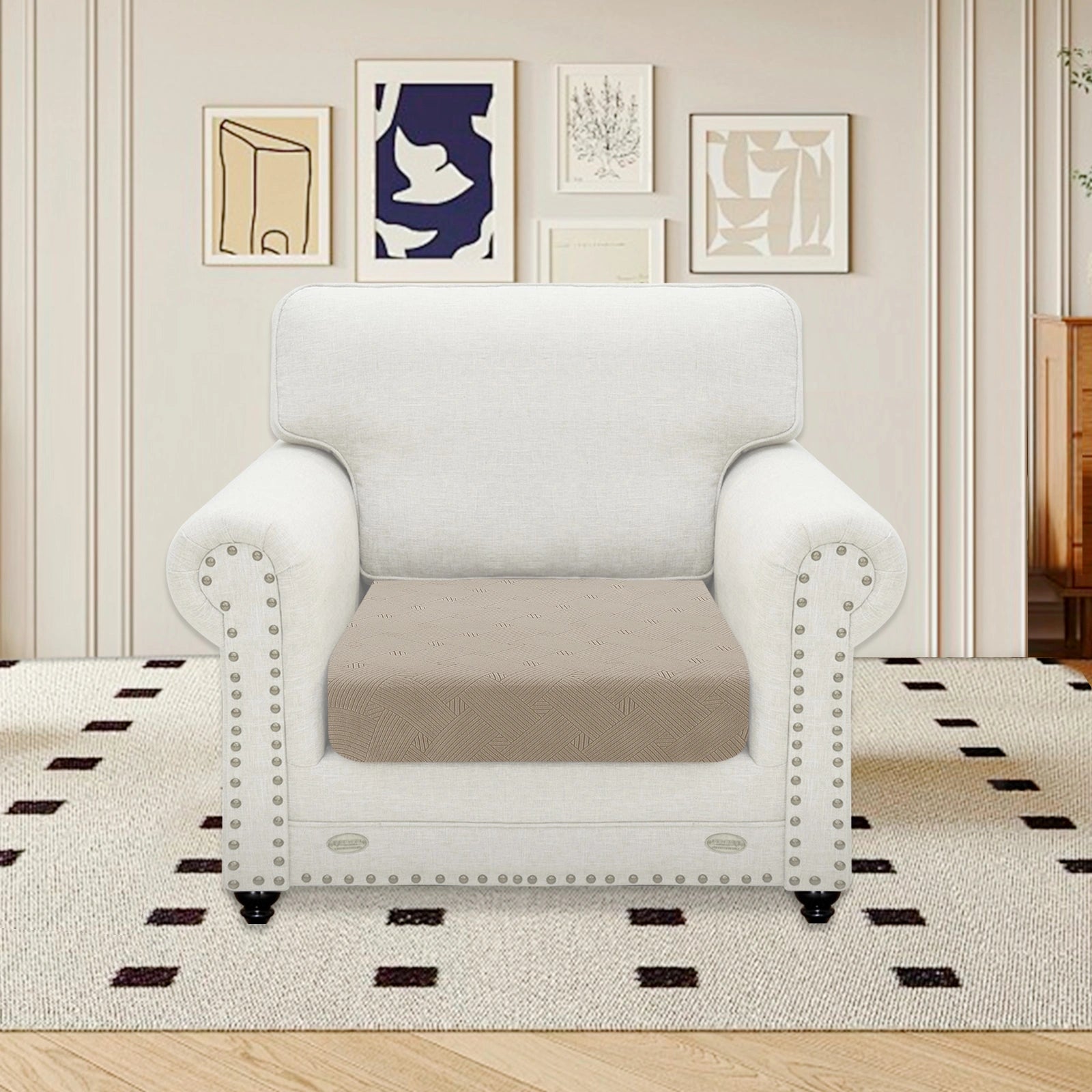 YSTYLE Stretch Sofa Seat Cushion Cover 1 Seater Anti Sli-YSTYLE