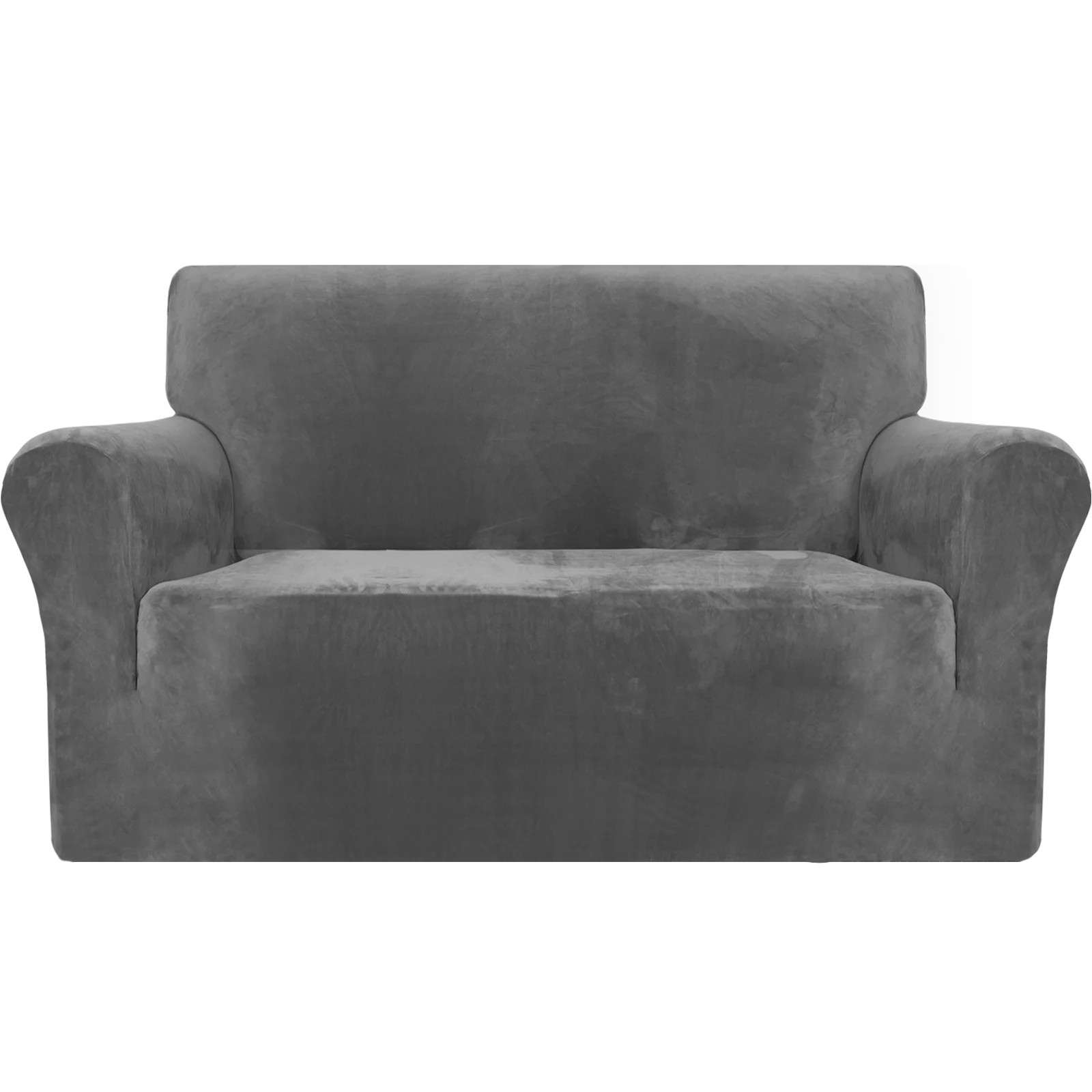 YSTYLE Velvet 2 Seater Sofa Cover – Stretch Fit, Anti-Scratch, Pet-Friendly, Non-Slip, Washable