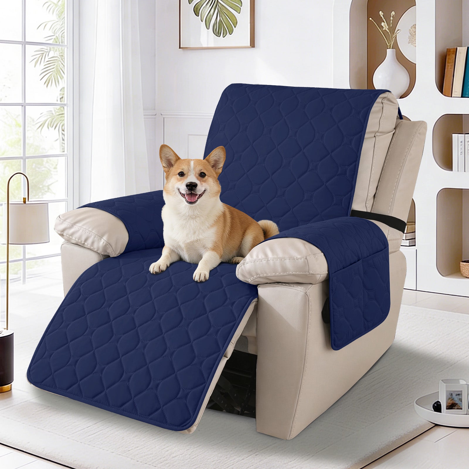 YSTYLE imperméable Recliner Armchair couverture with accoudoirs 1 Seater