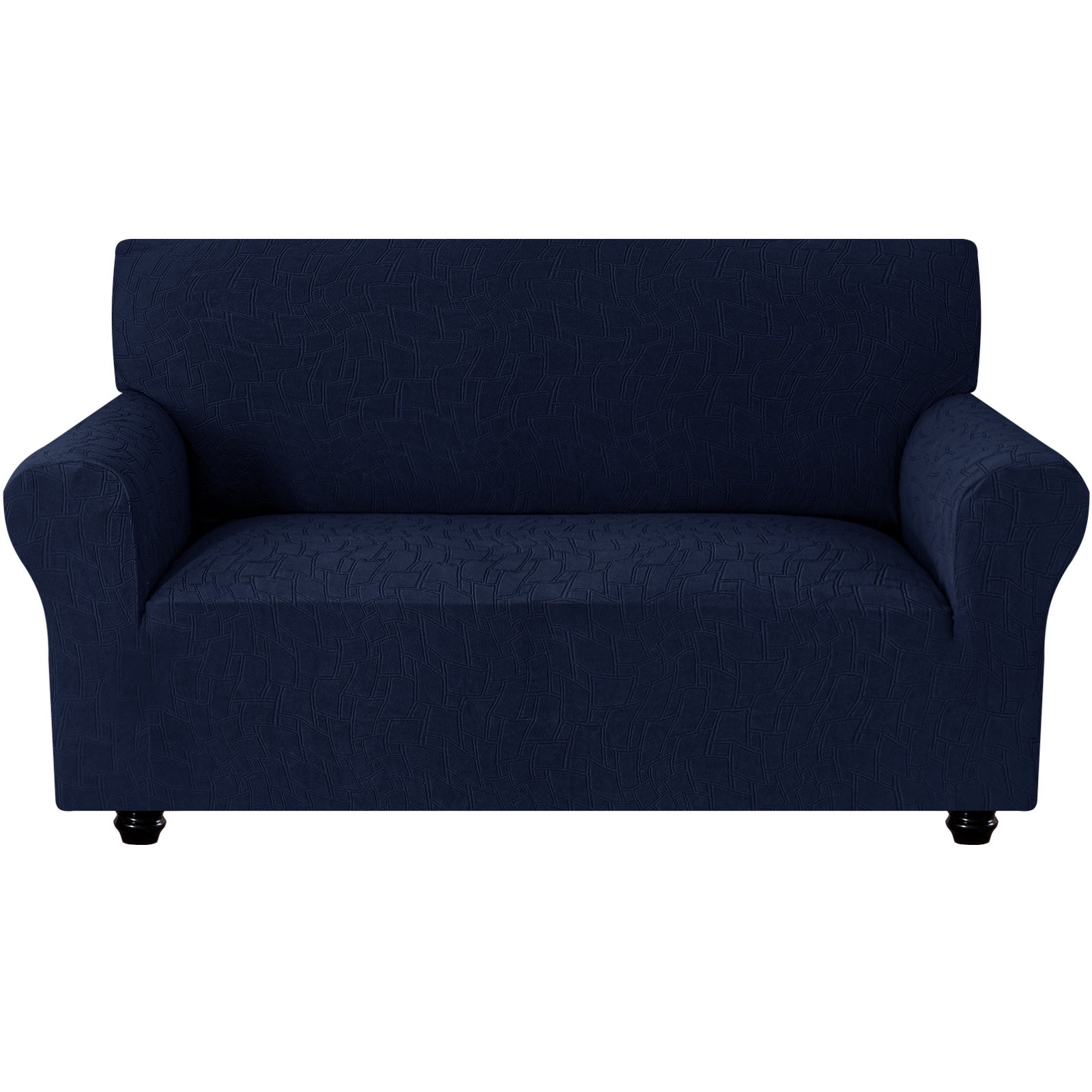Ystyle Stretch 2 Seater Sofa Cover Jacquard Geometric Pattern-YSTYLE